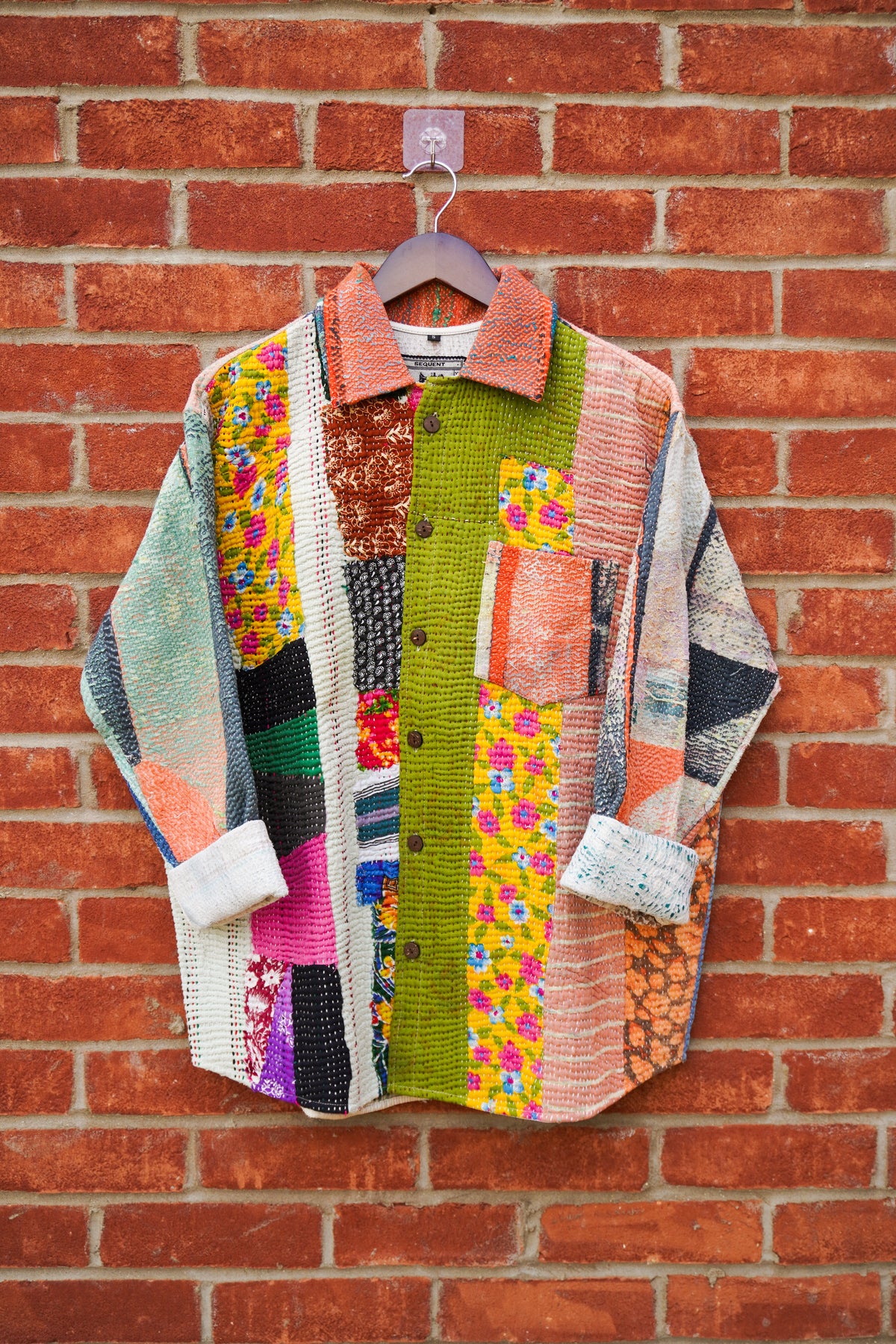 Garden of Eden - Boxy Fit Kantha Shirt