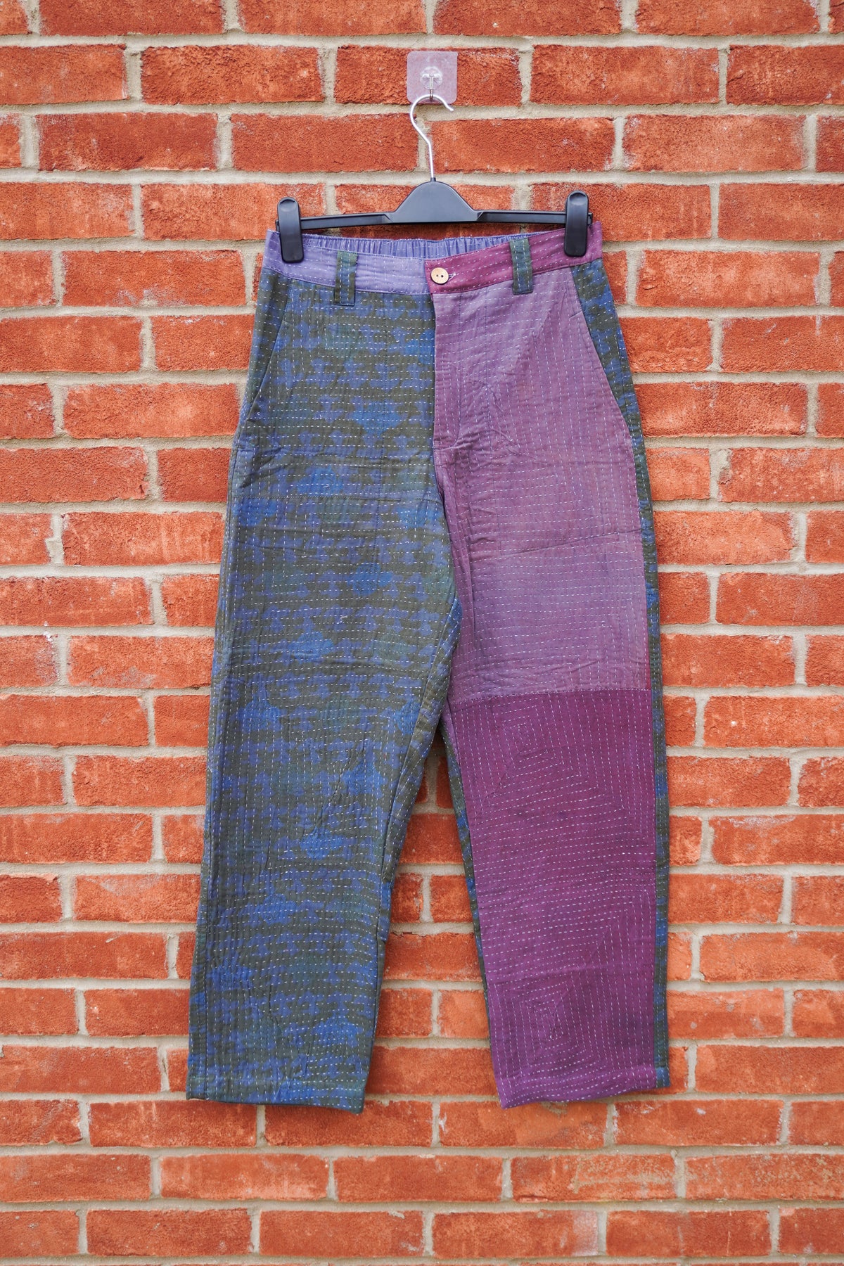 Split-Leg Kantha Trousers No. XXXII — One of One