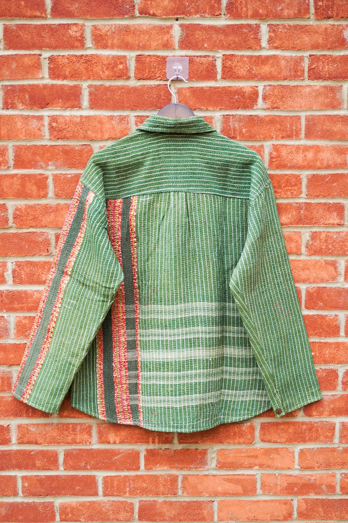 Olives & Sunsets - Boxy Fit Kantha Shirt