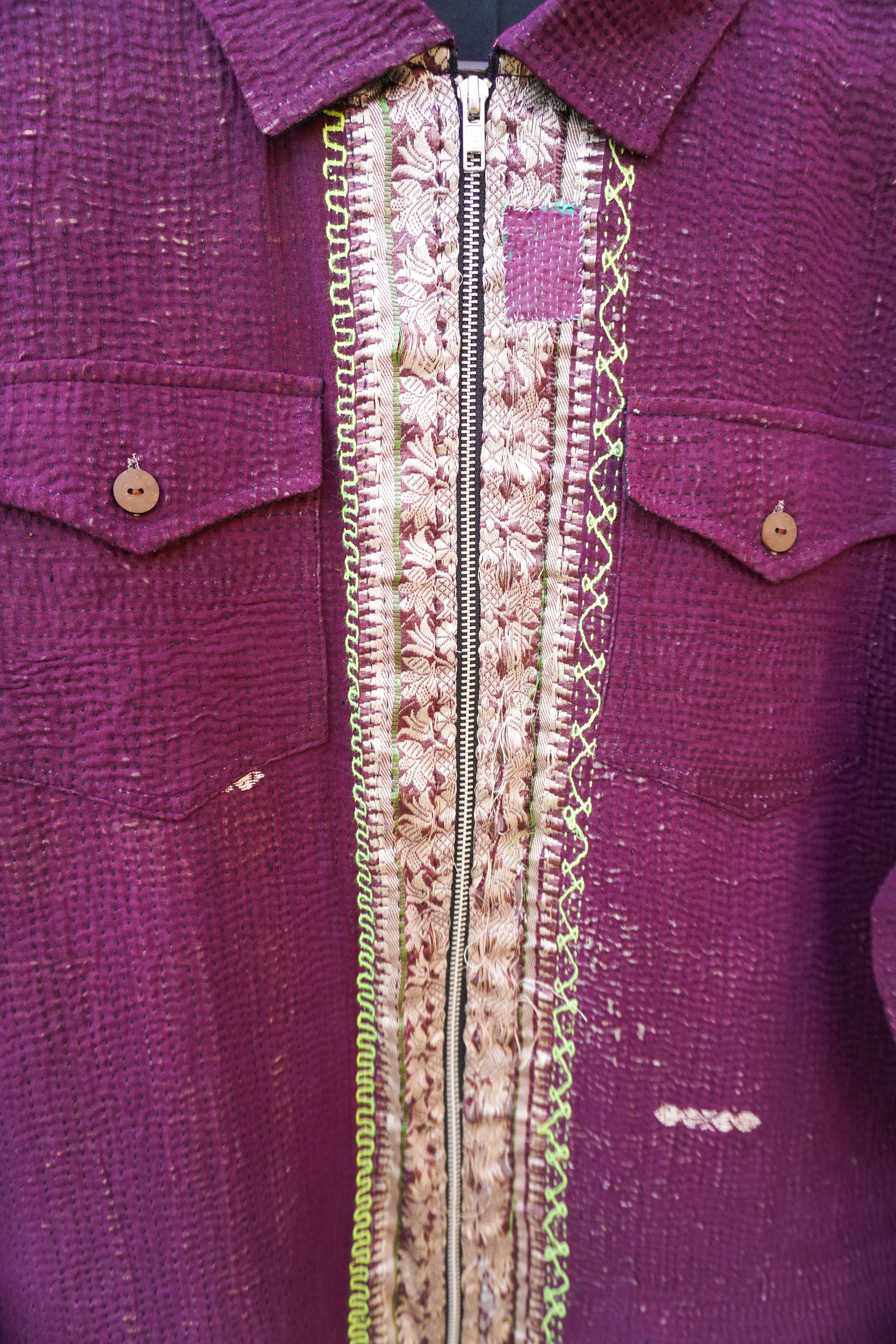 Midnight Kantha Jacket No. I — One of One
