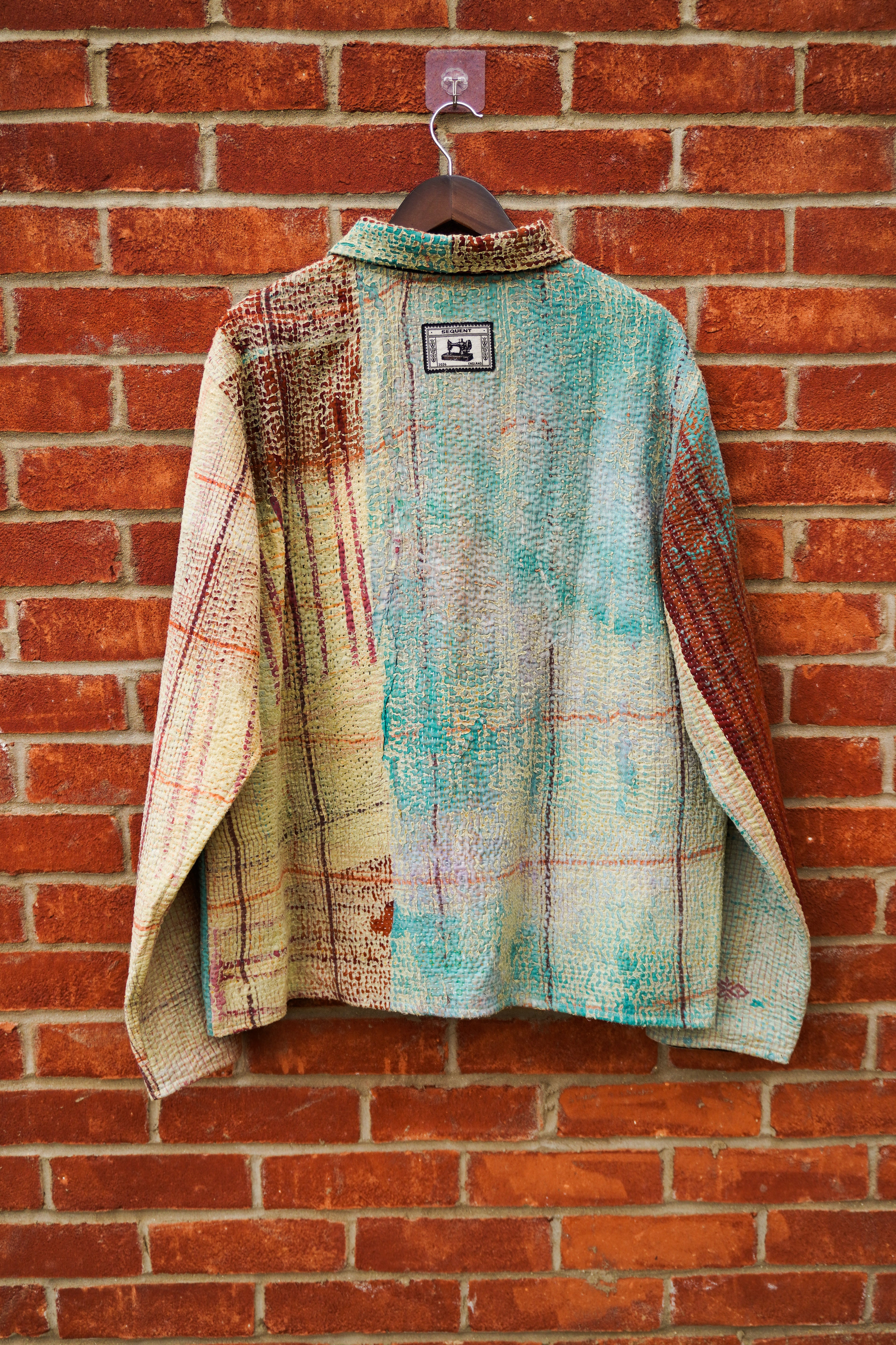 Cream & Rust Kantha Jacket No. VI — One of One