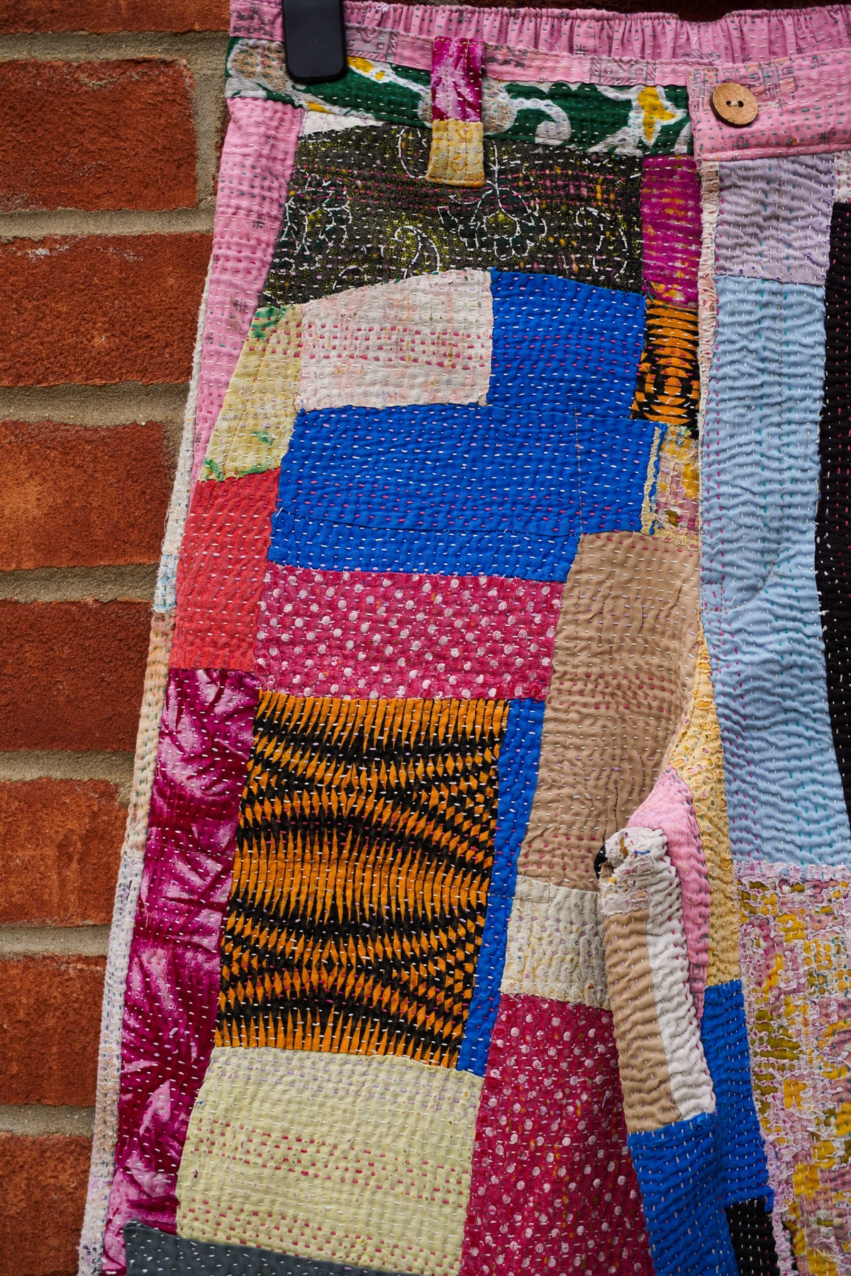 the Whole World Kantha Trousers No. LVII — One of One