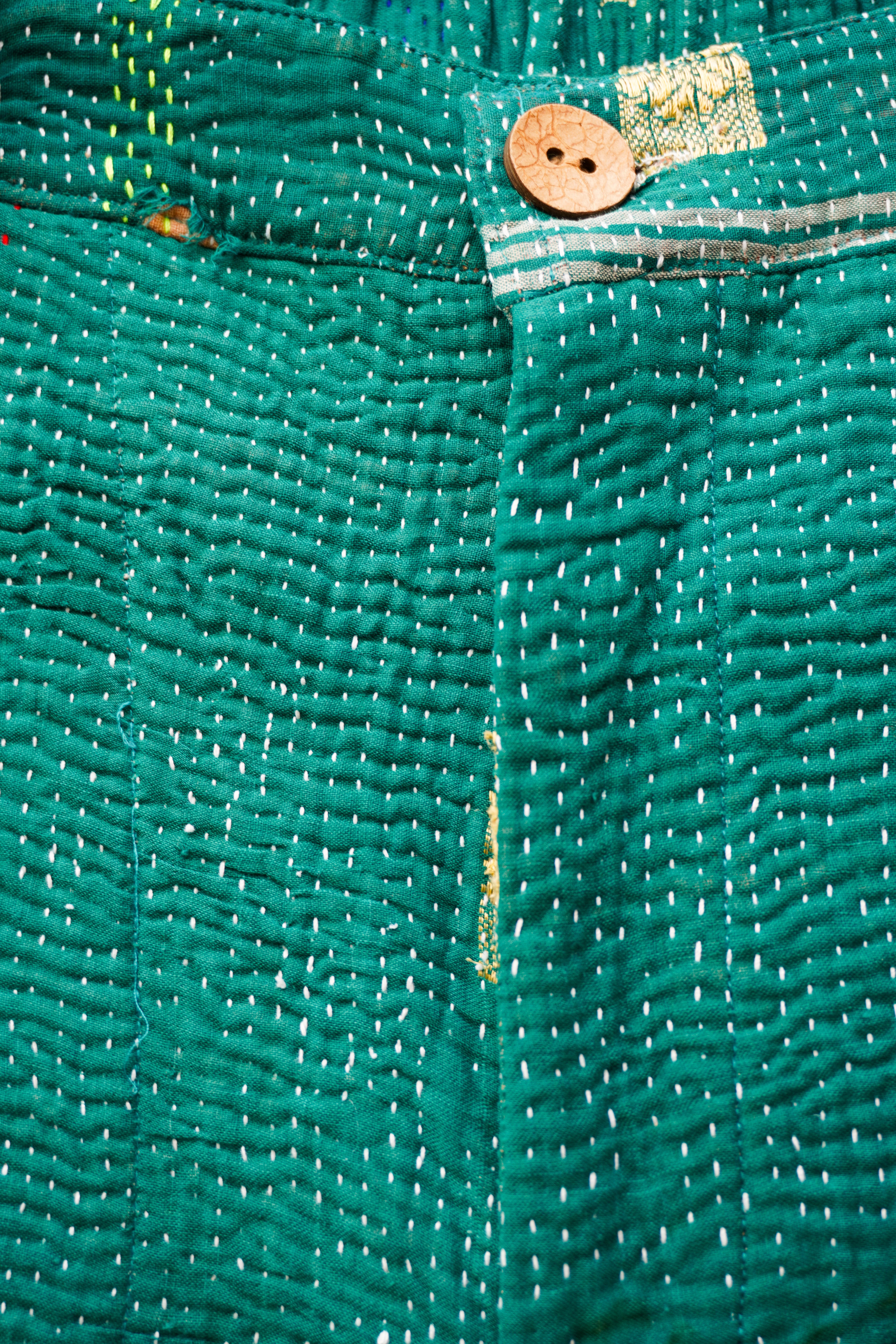 Vintage Quilt Kantha Trousers No. LXIV — One of One