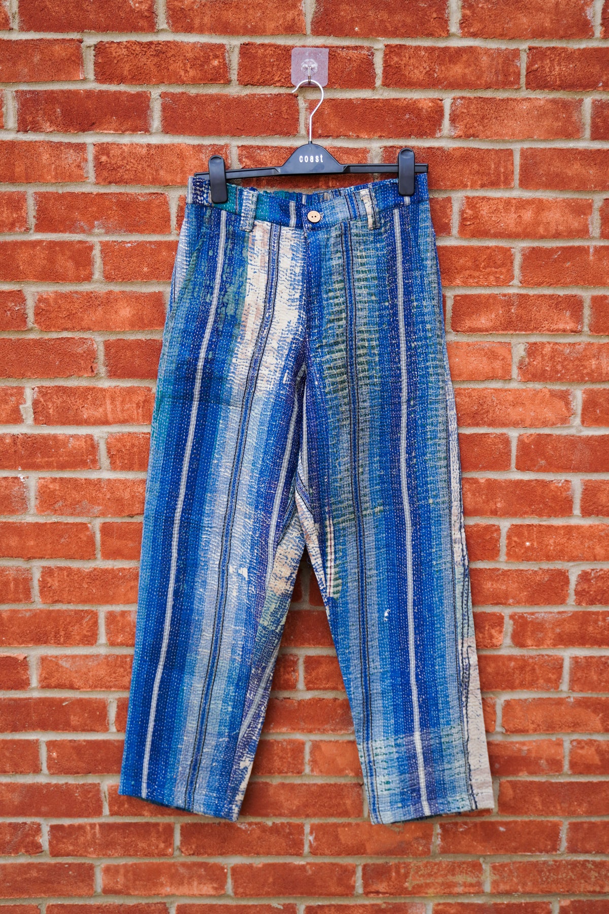 Mountain River Kantha Trousers No. XLVII — One of One
