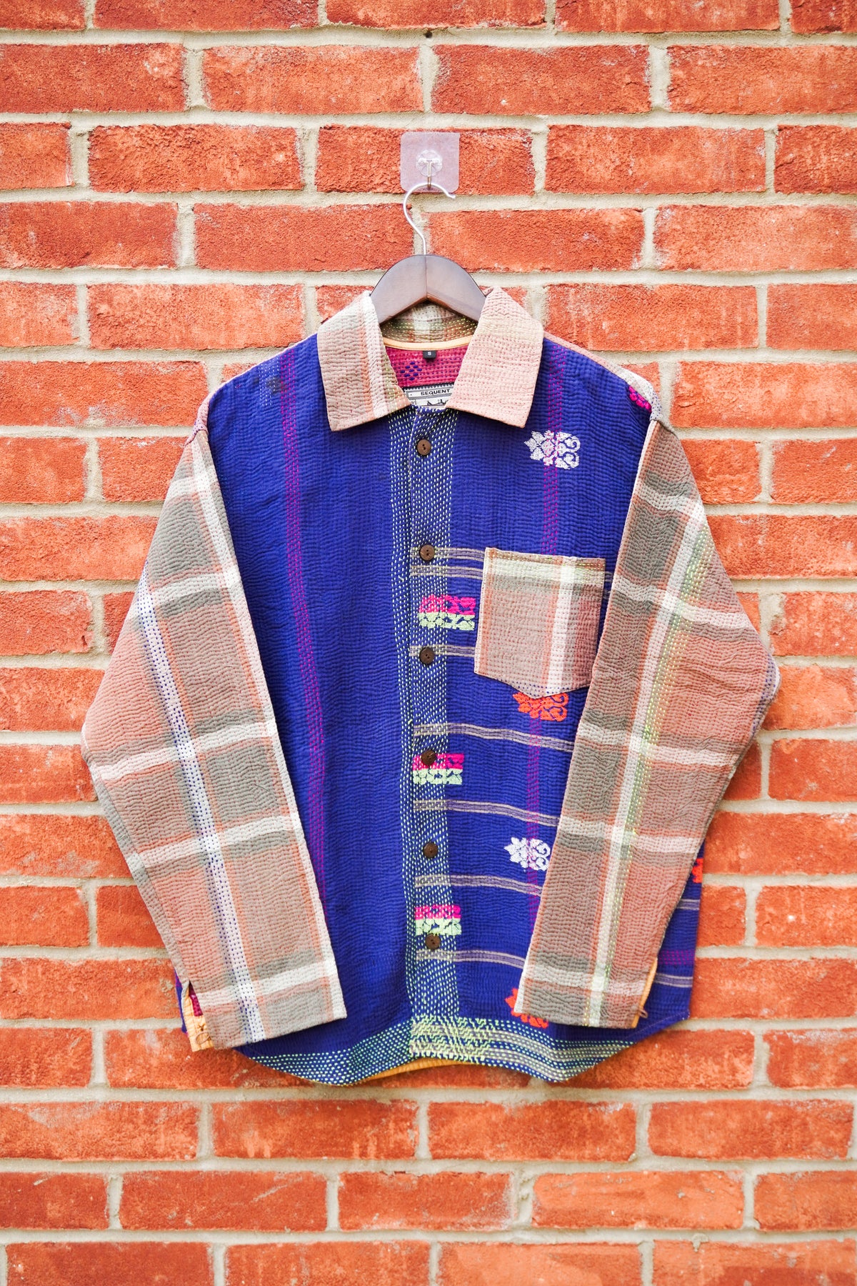 The Amethyst - Boxy Fit Kantha Shirt