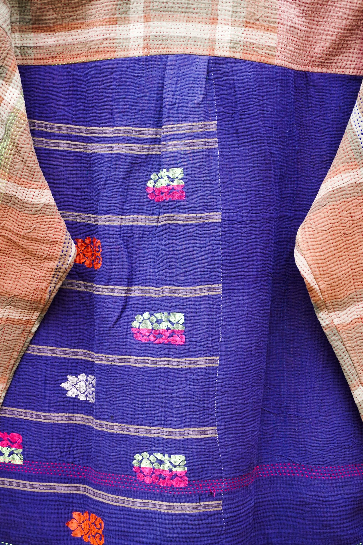 The Amethyst - Boxy Fit Kantha Shirt