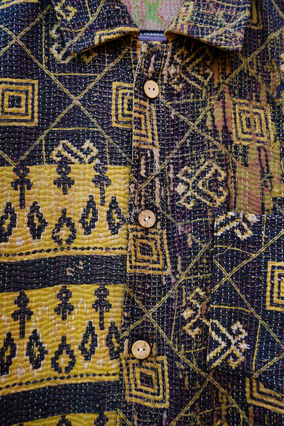 The Desert Loom - Boxy-fit Kantha Shirt