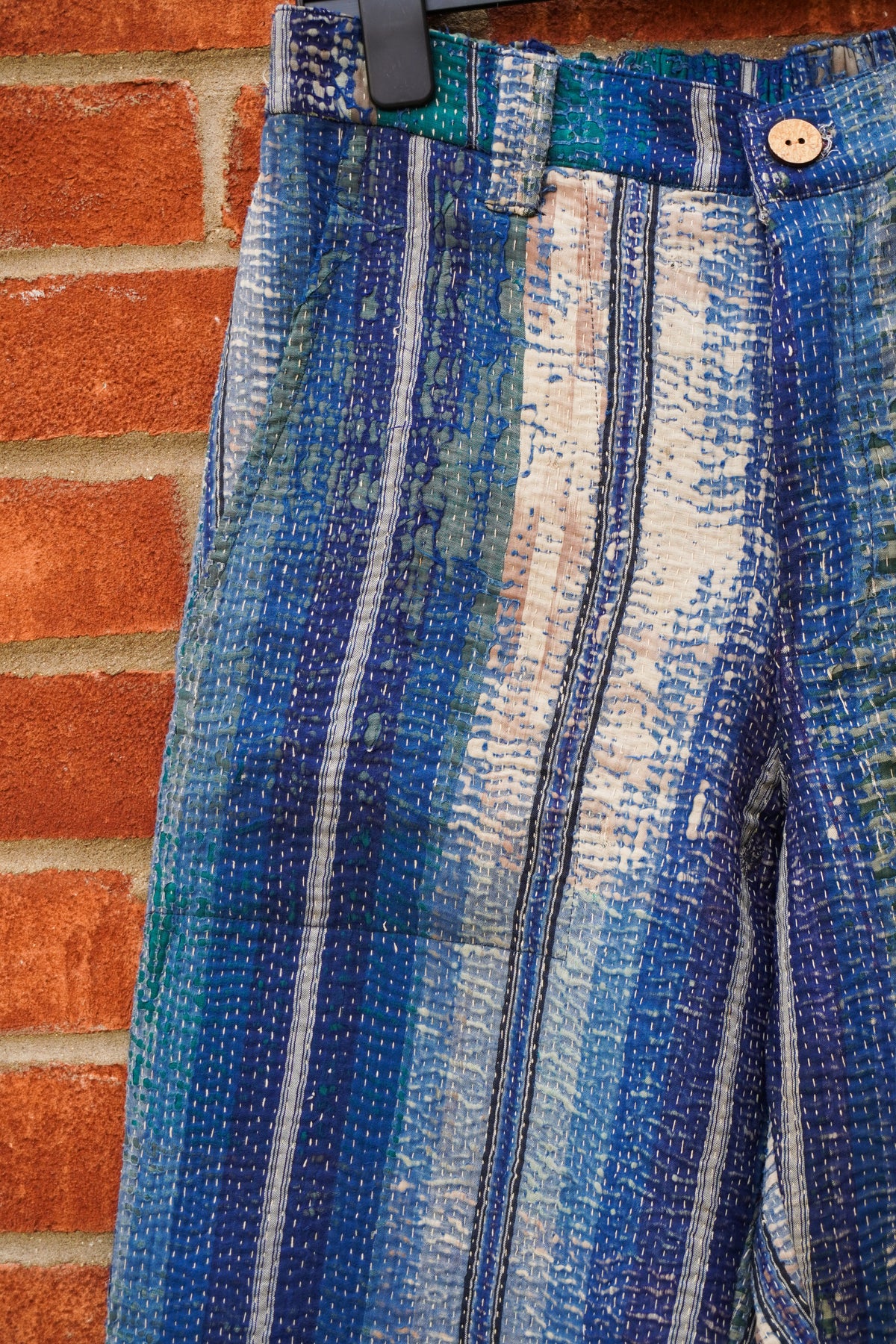 Mountain River Kantha Trousers No. XLVII — One of One