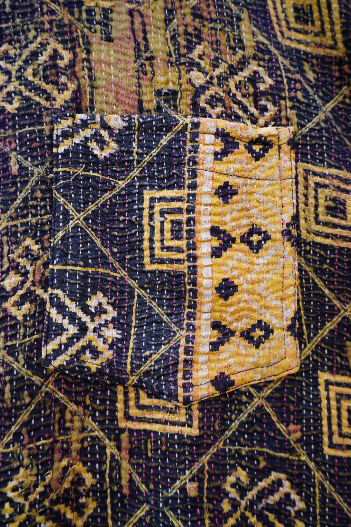 The Desert Loom - Boxy-fit Kantha Shirt