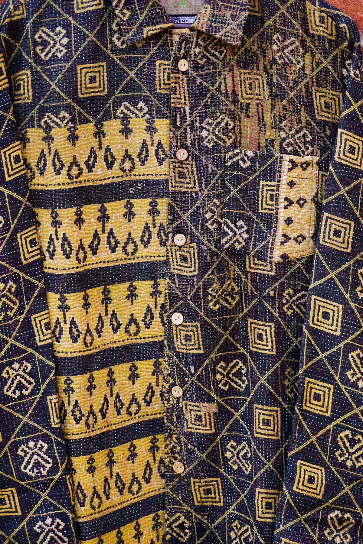 The Desert Loom - Boxy-fit Kantha Shirt