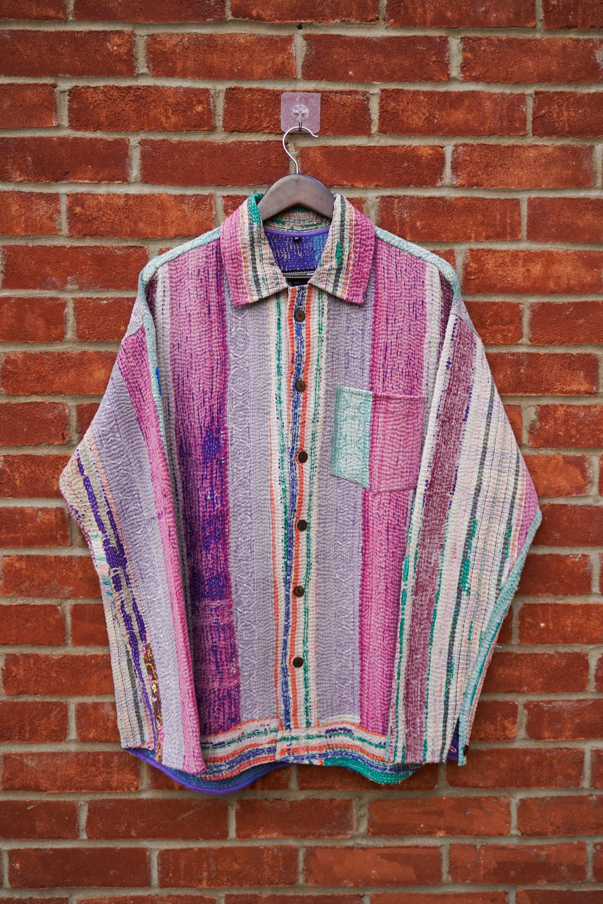 Island Sunset - Boxy Fit Kantha Shirt