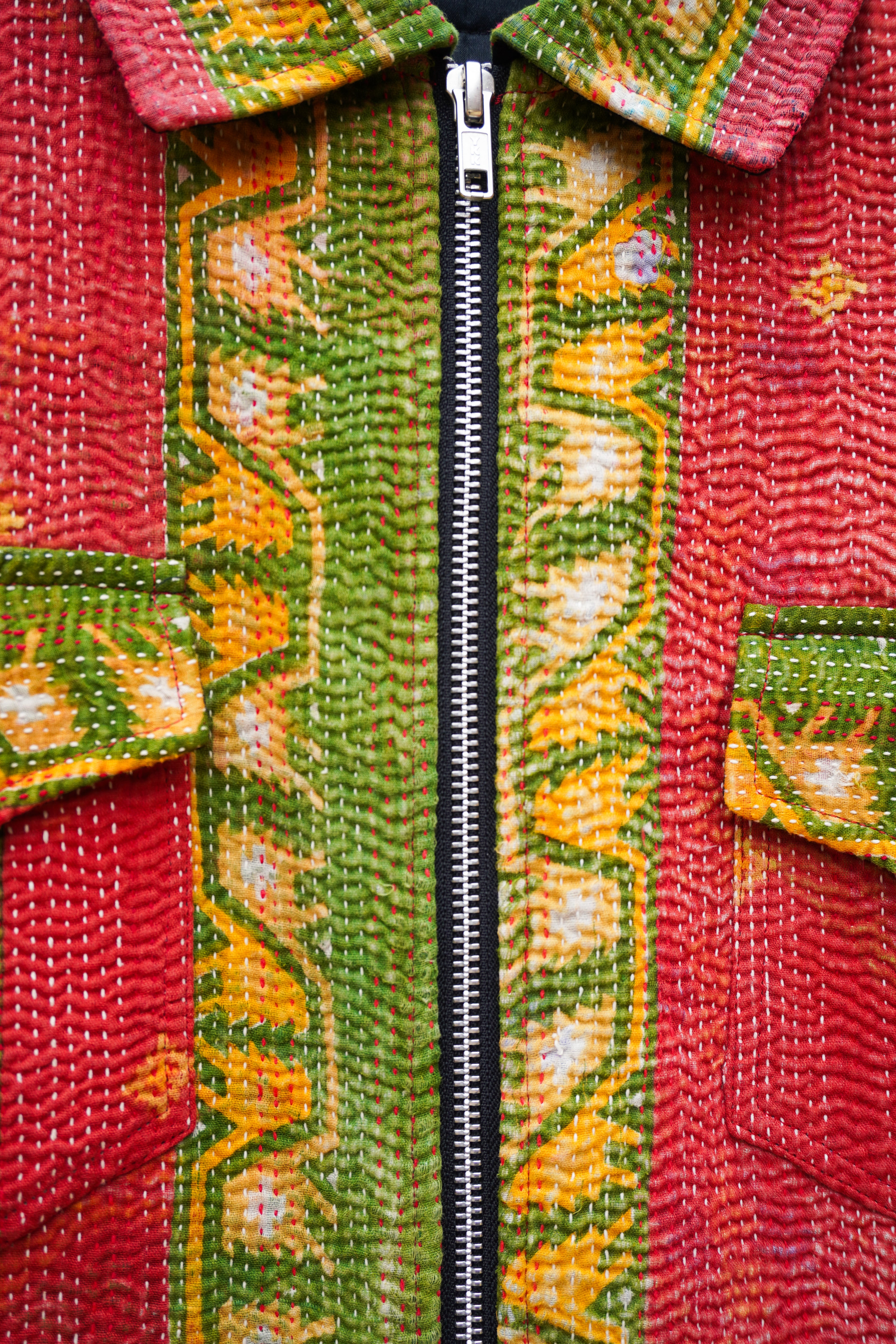 Warm Glow Kantha Jacket No. XVI — One of One