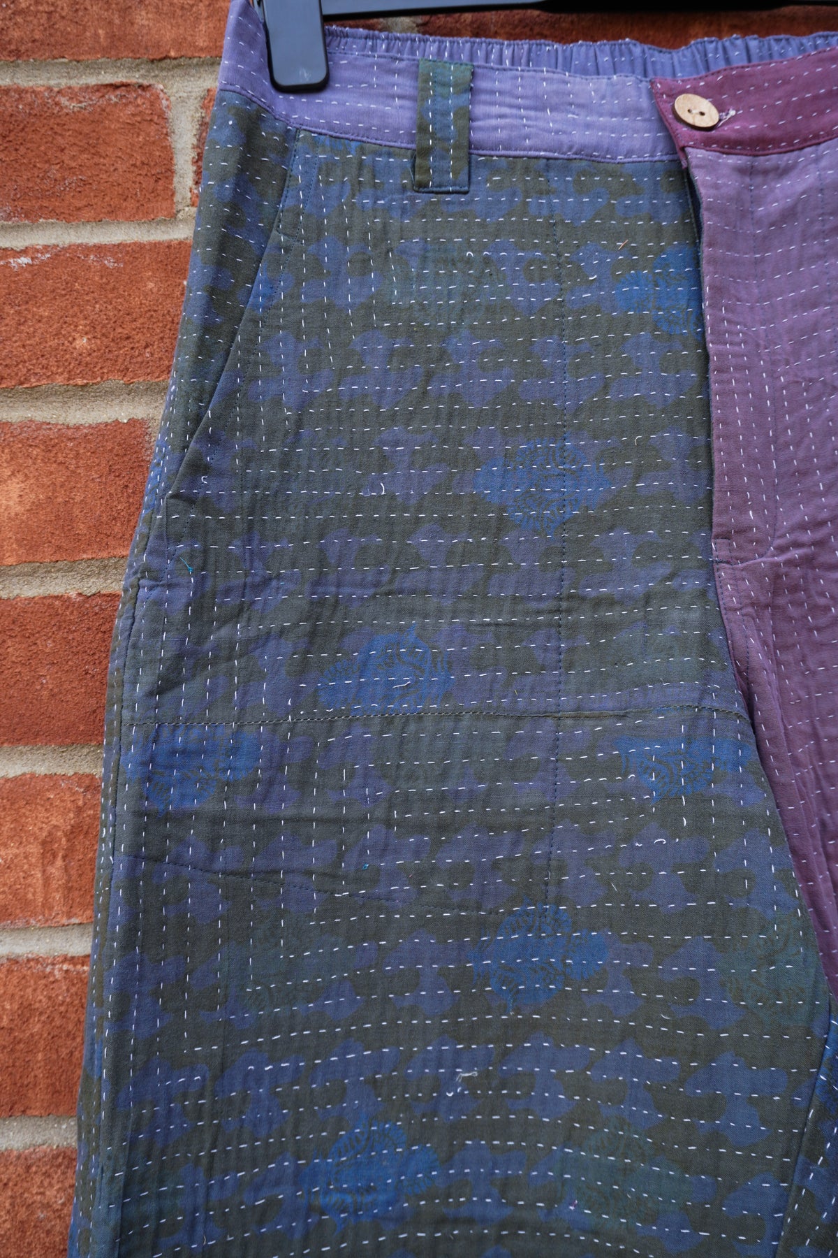 Split-Leg Kantha Trousers No. XXXII — One of One