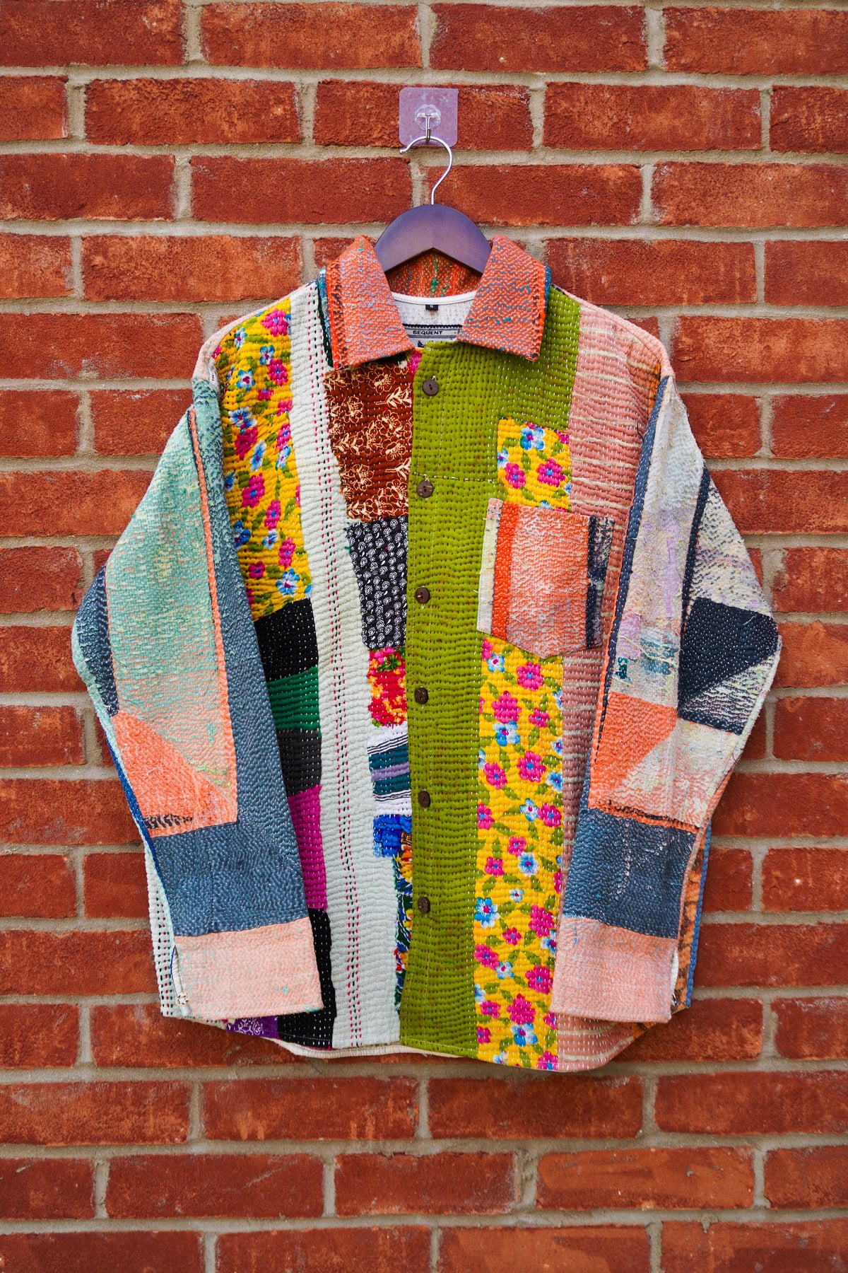 Garden of Eden - Boxy Fit Kantha Shirt