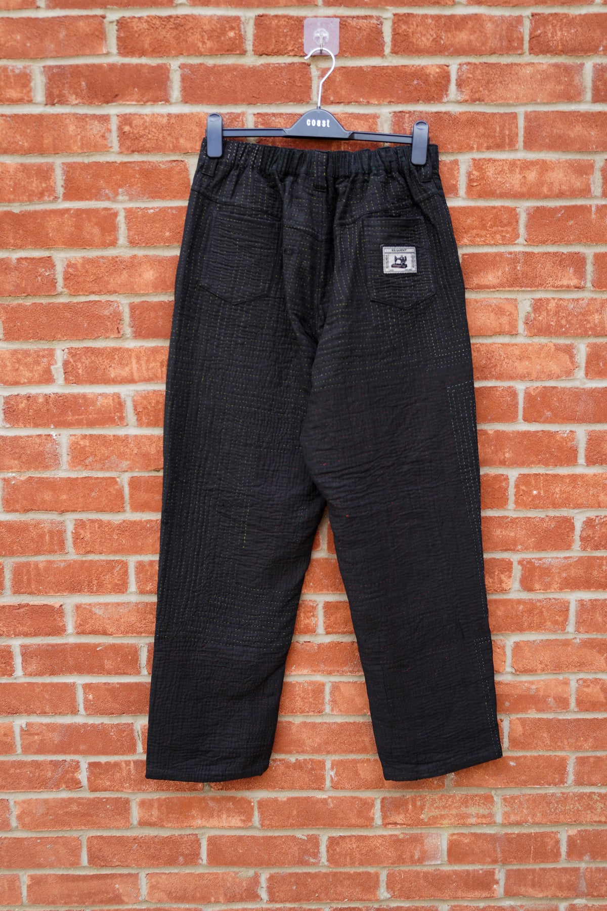 Charcoal Kantha Trousers No. XXXIV — One of One