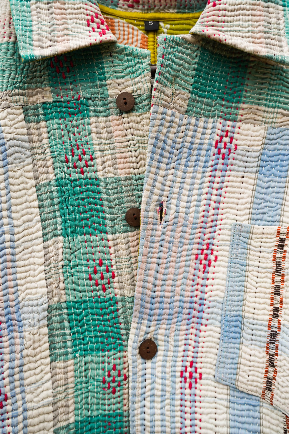 Pastels - Boxy Fit Kantha Shirt