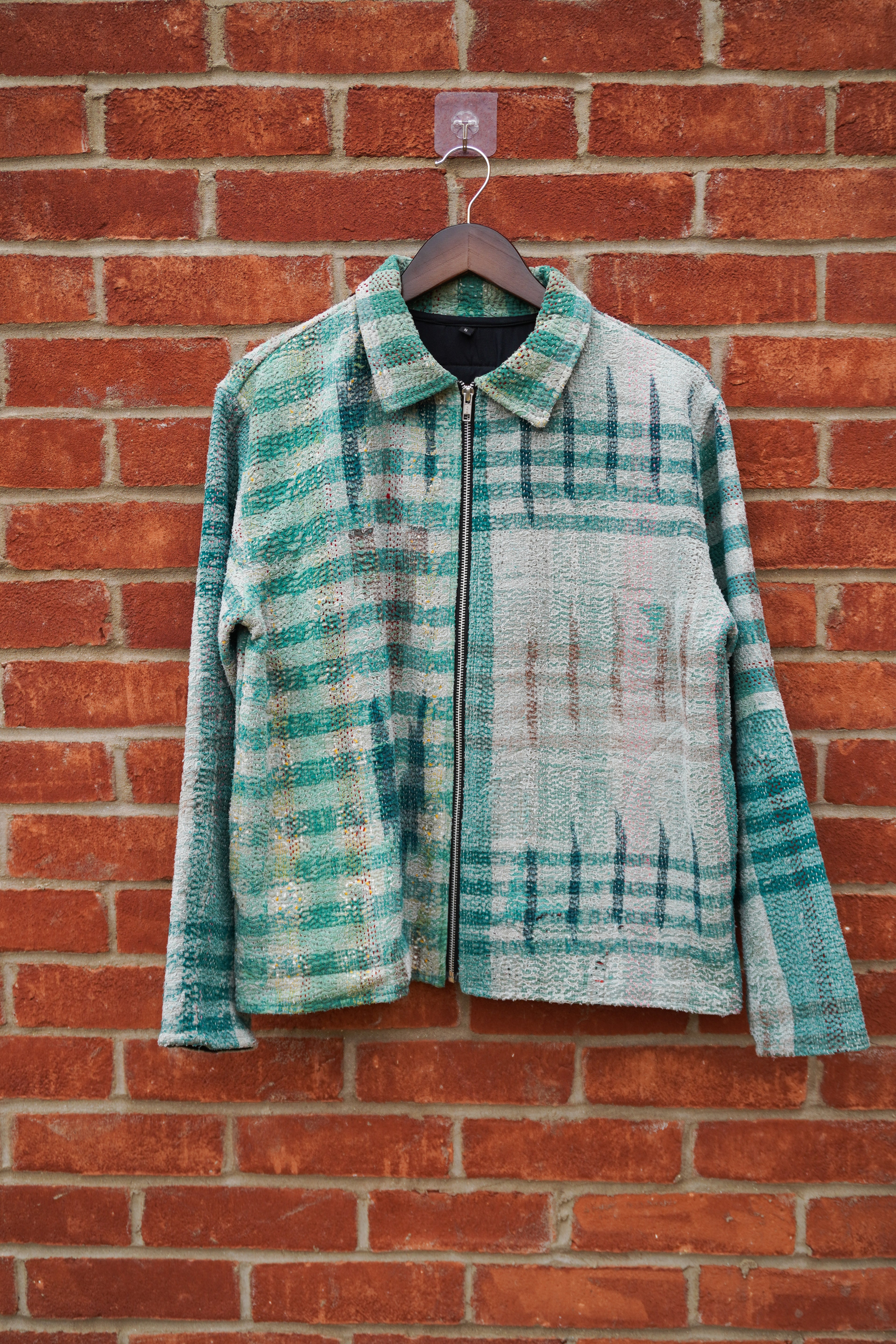 Plaid & Check Kantha Jacket No. II — One of One
