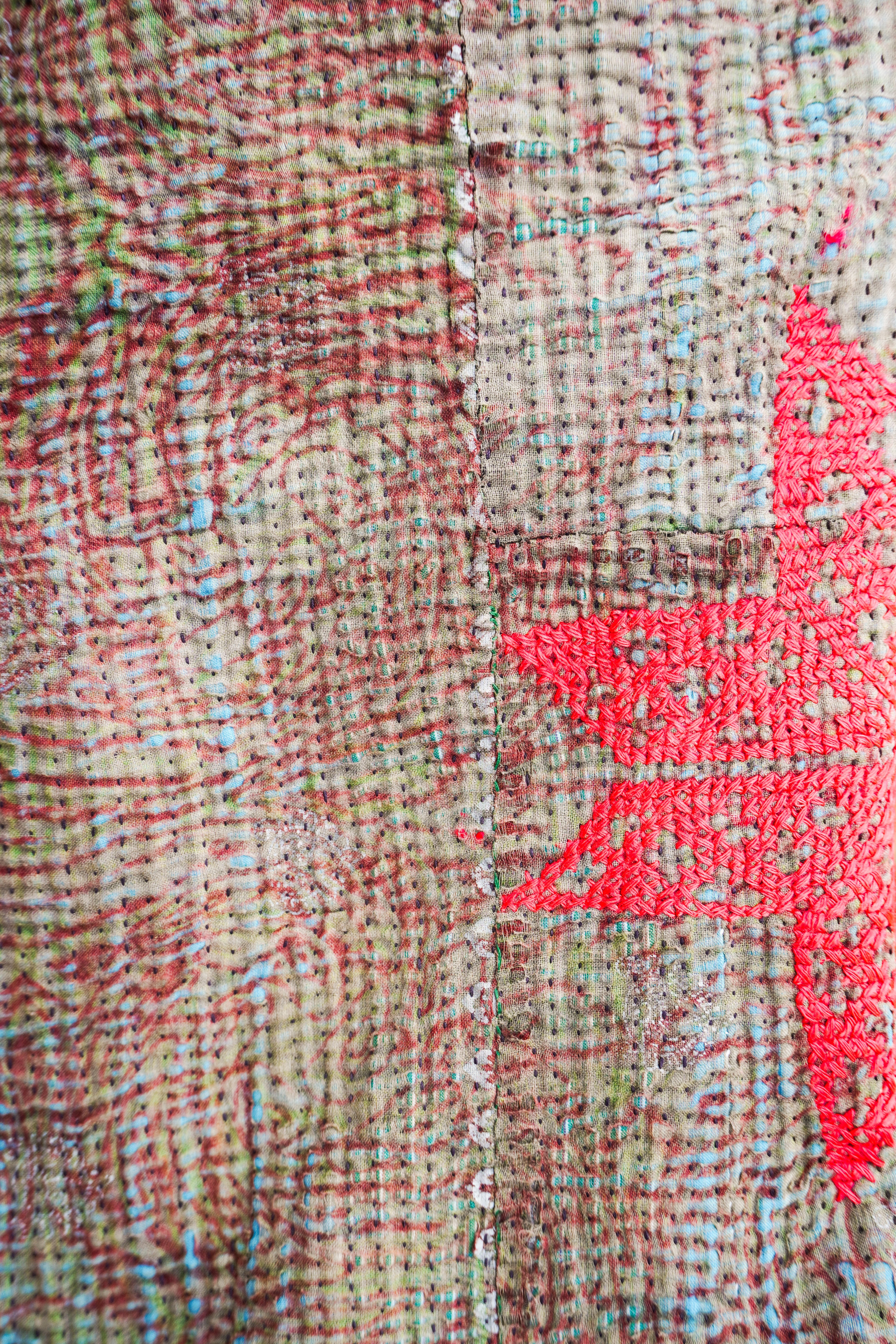 Sun-Faded Kantha Jacket No. XX — One of One