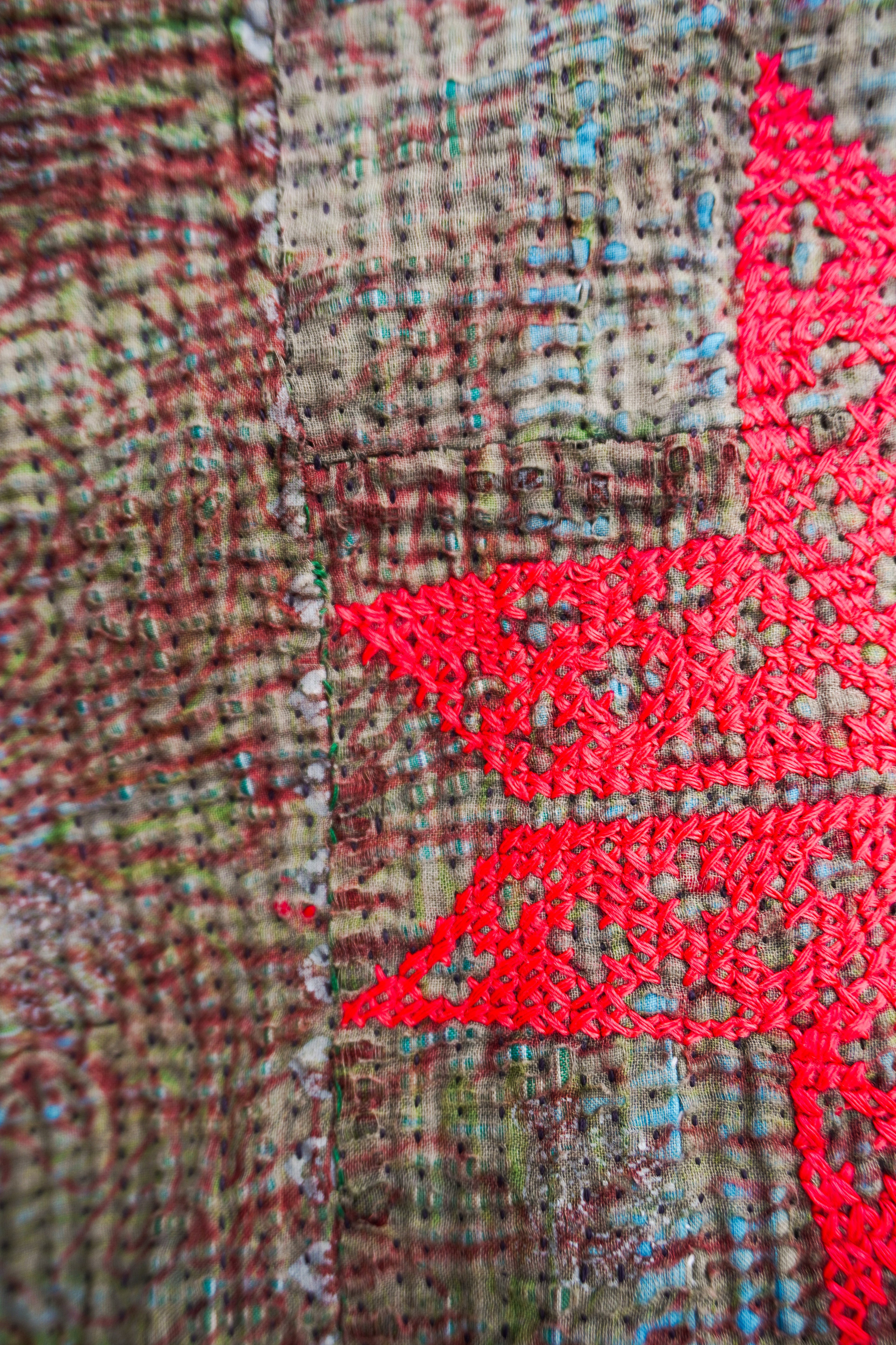 Sun-Faded Kantha Jacket No. XX — One of One