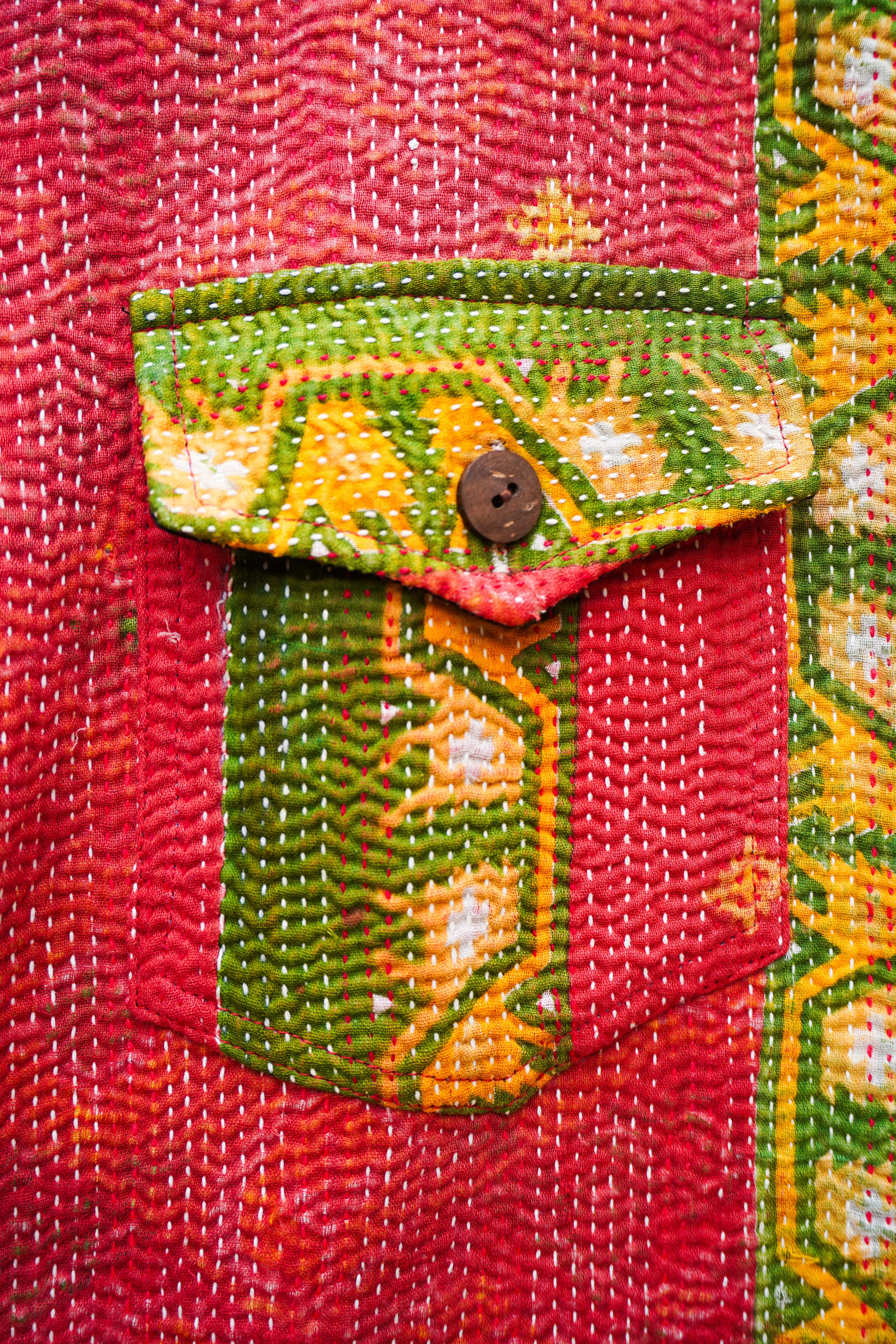 Warm Glow Kantha Jacket No. XVI — One of One