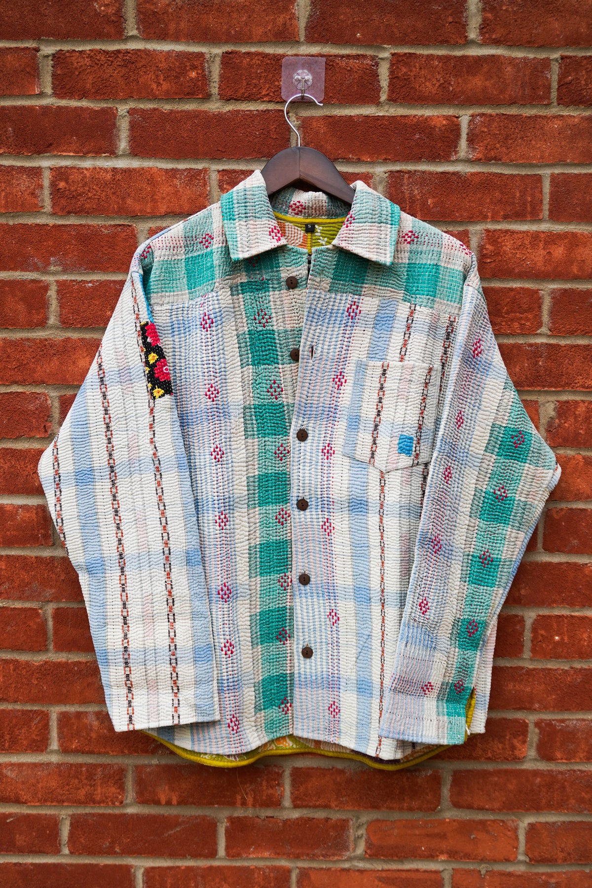 Pastels - Boxy Fit Kantha Shirt