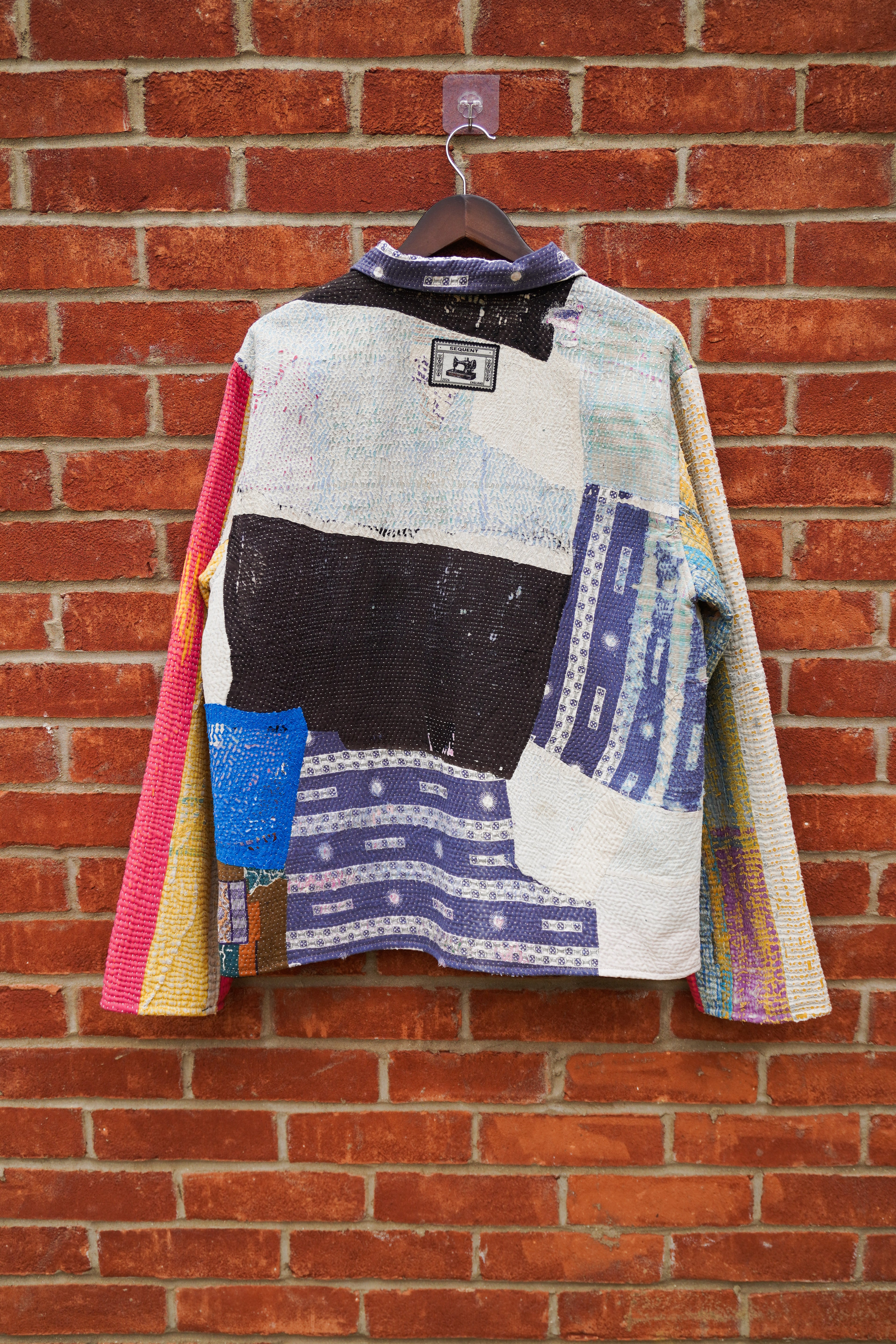 Bold Patchwork Kantha Jacket No. XXIII — One of One