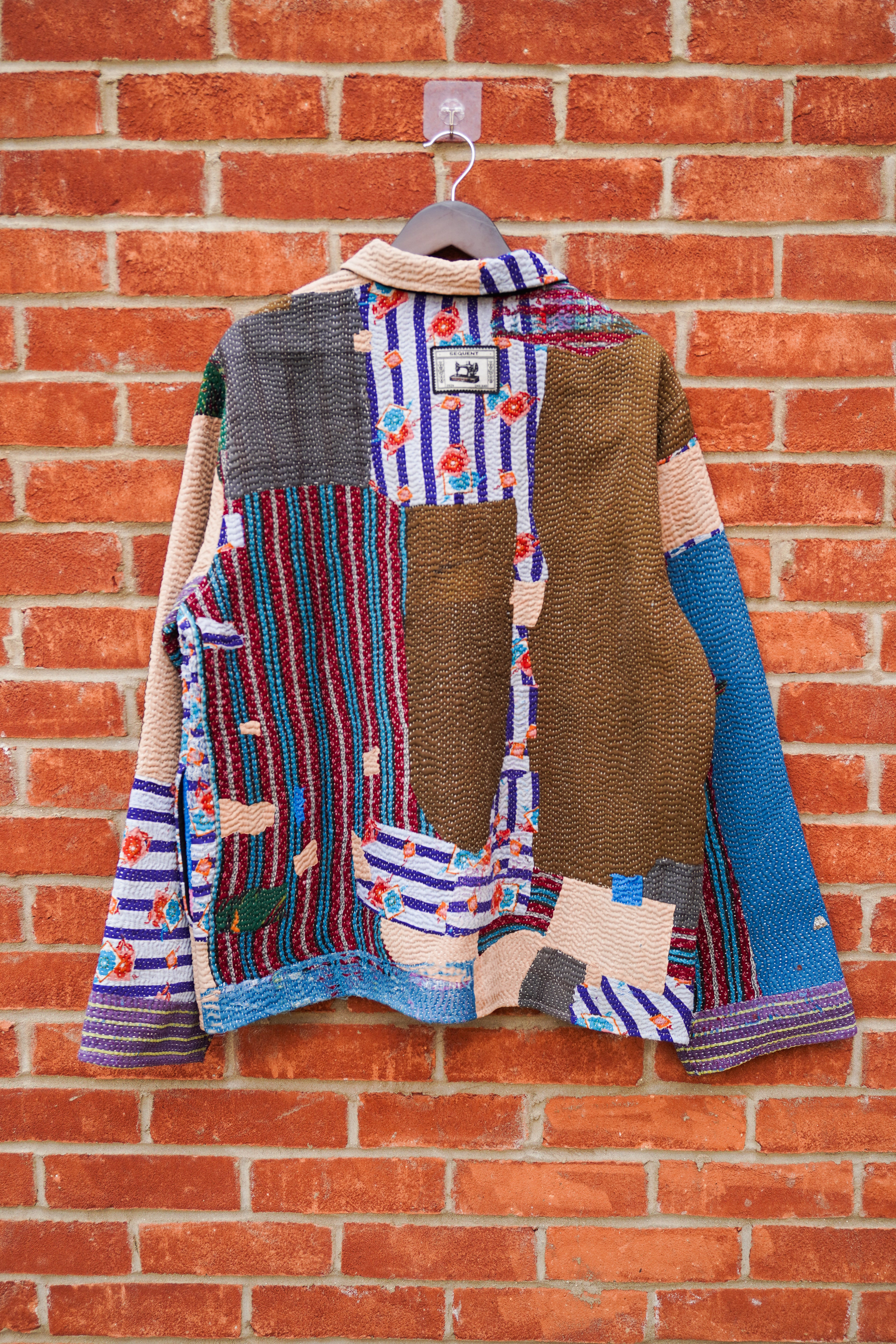 Vibrant Panel Kantha Jacket No. LV — One of One