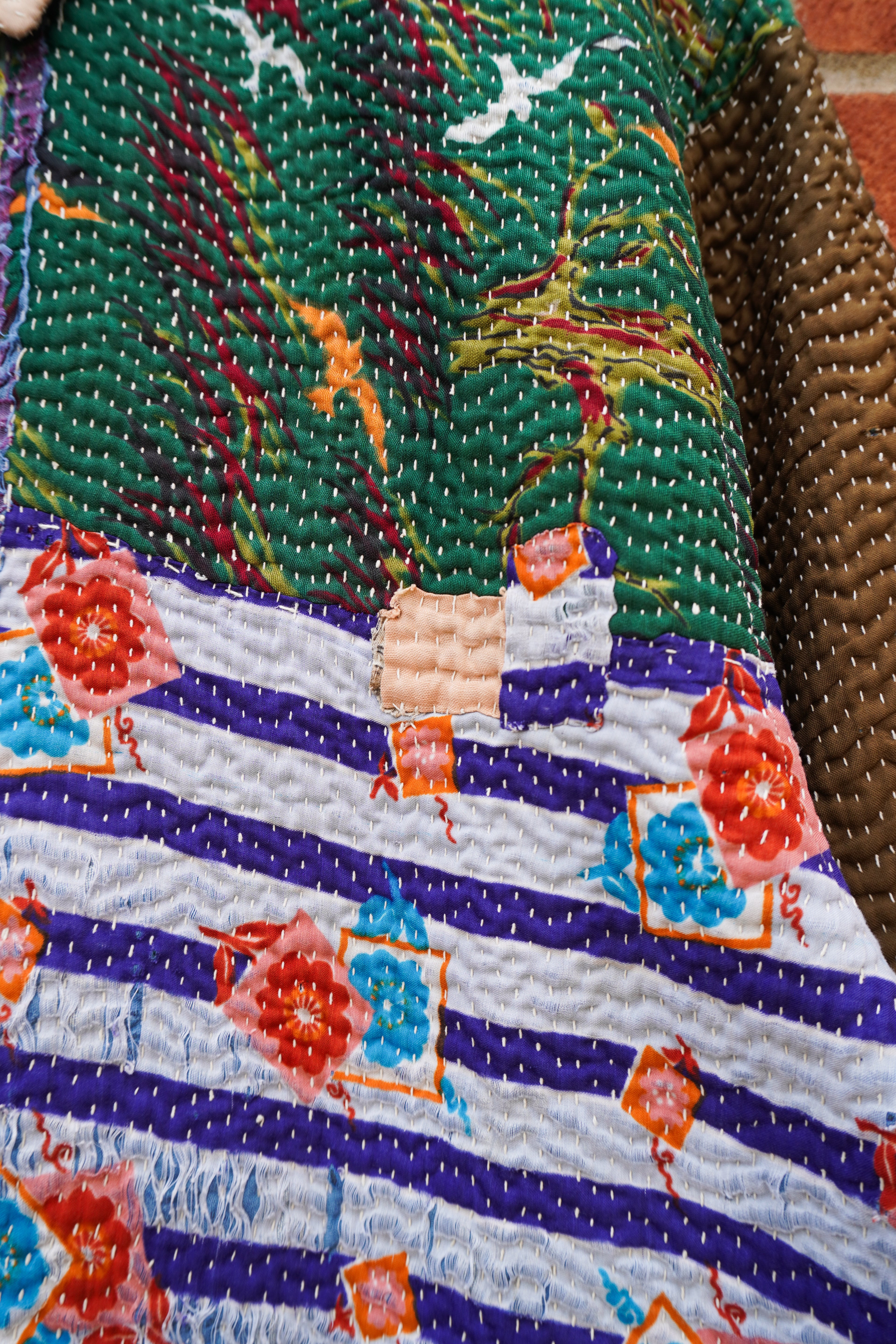 Vibrant Panel Kantha Jacket No. LV — One of One