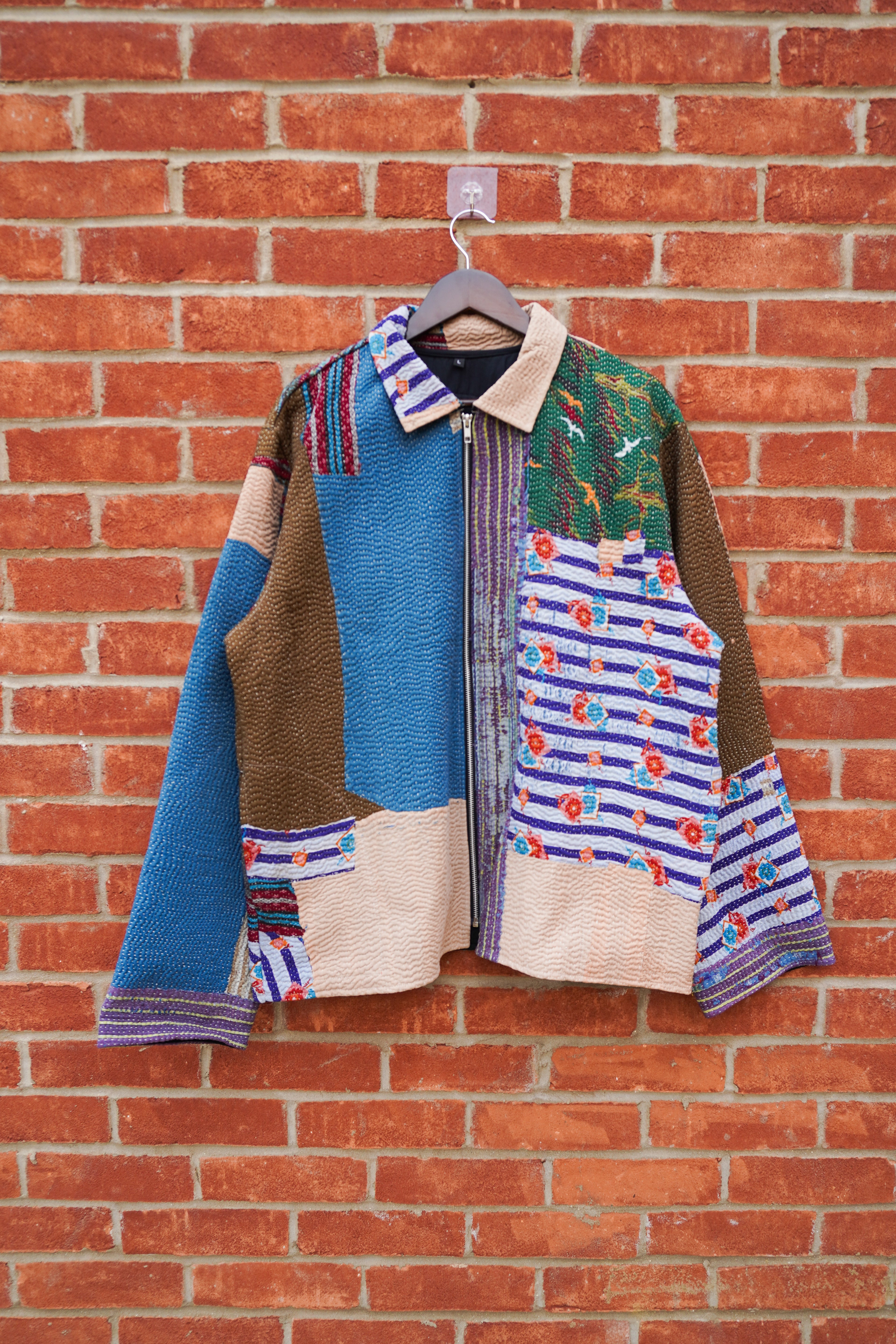 Vibrant Panel Kantha Jacket No. LV — One of One