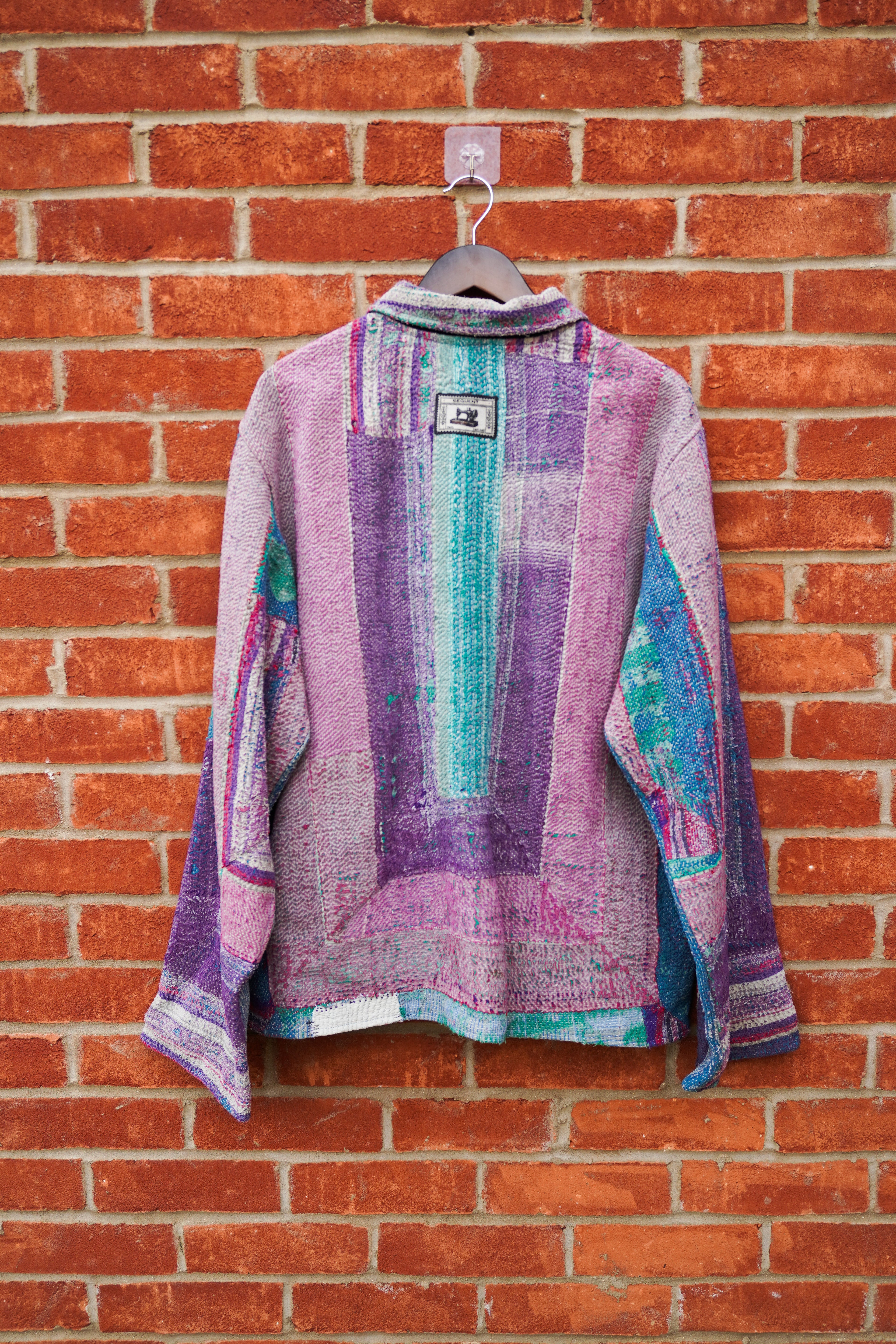 Washed Stripe Kantha Jacket No. LIII — One of One