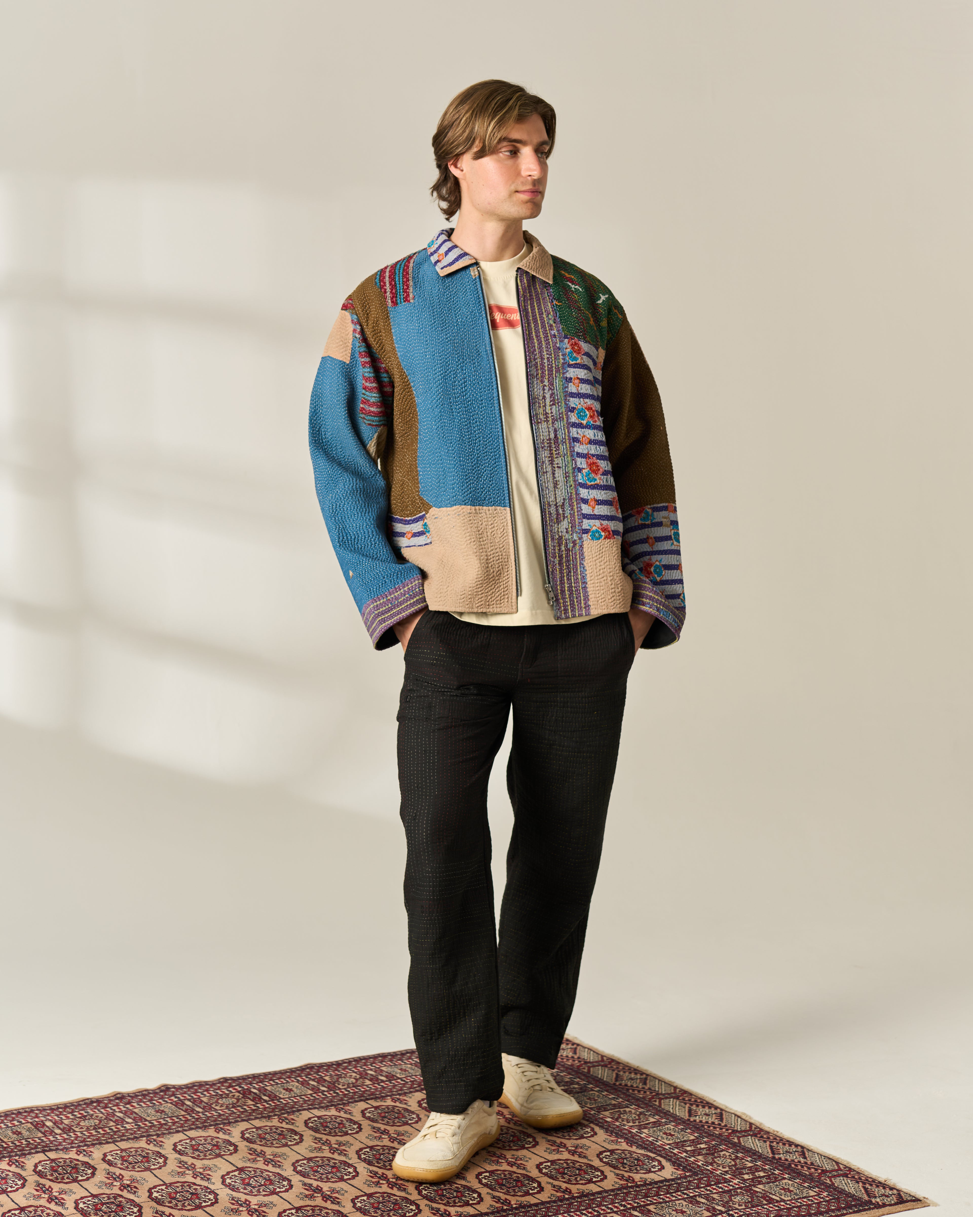 Vibrant Panel Kantha Jacket No. LV — One of One