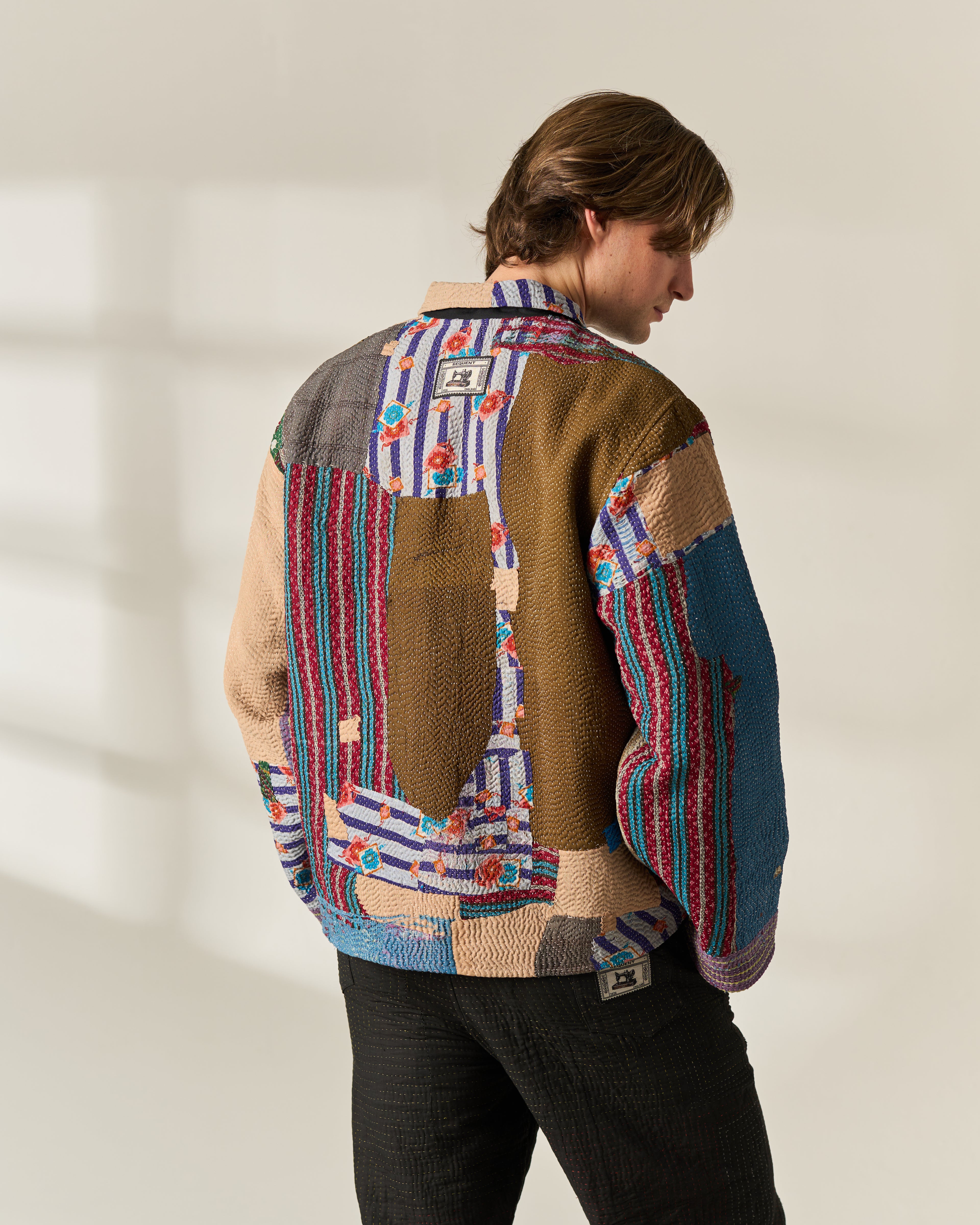 Vibrant Panel Kantha Jacket No. LV — One of One