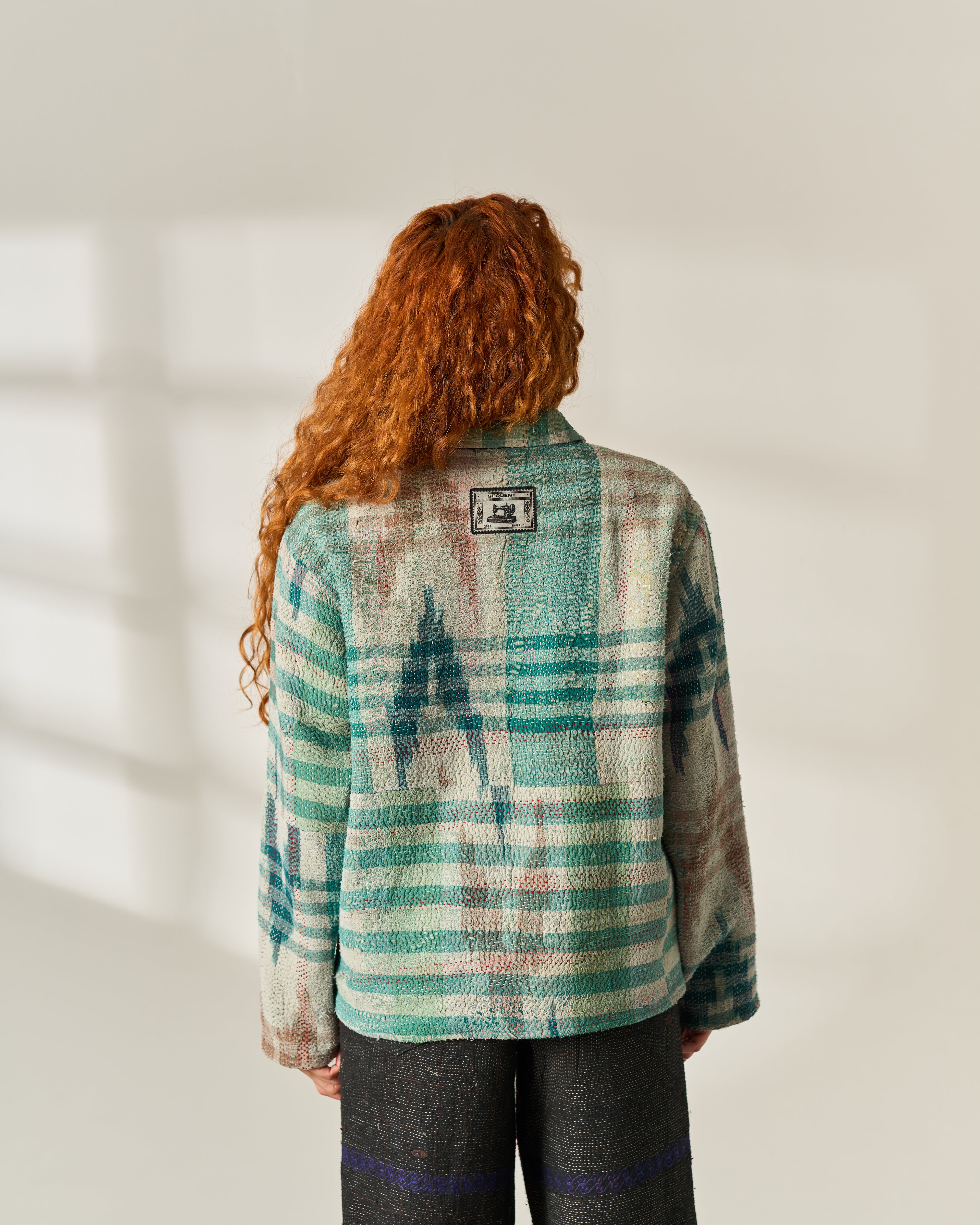Plaid & Check Kantha Jacket No. II — One of One