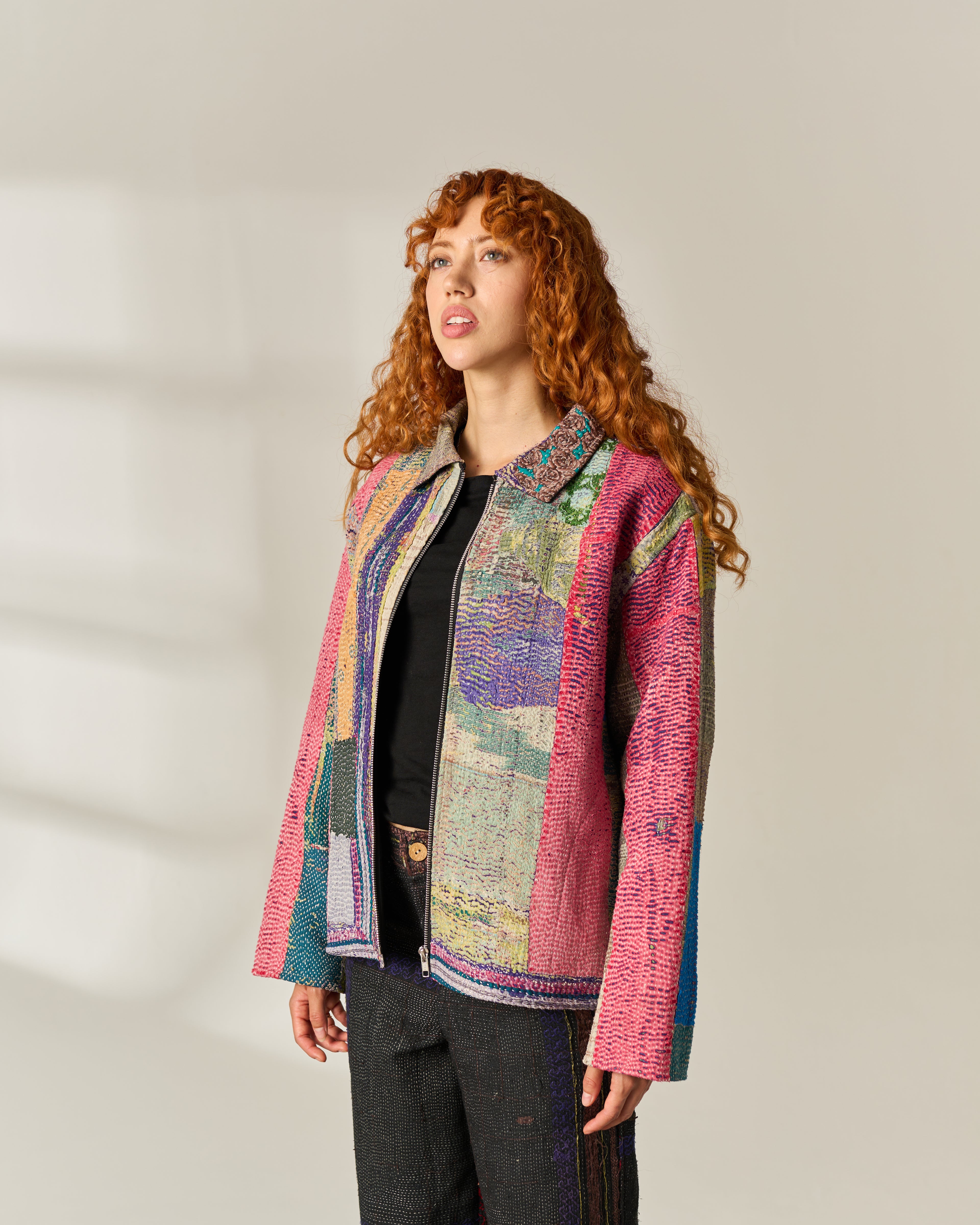 Relaxed Heavyweight Kantha Jacket No. V — One of One