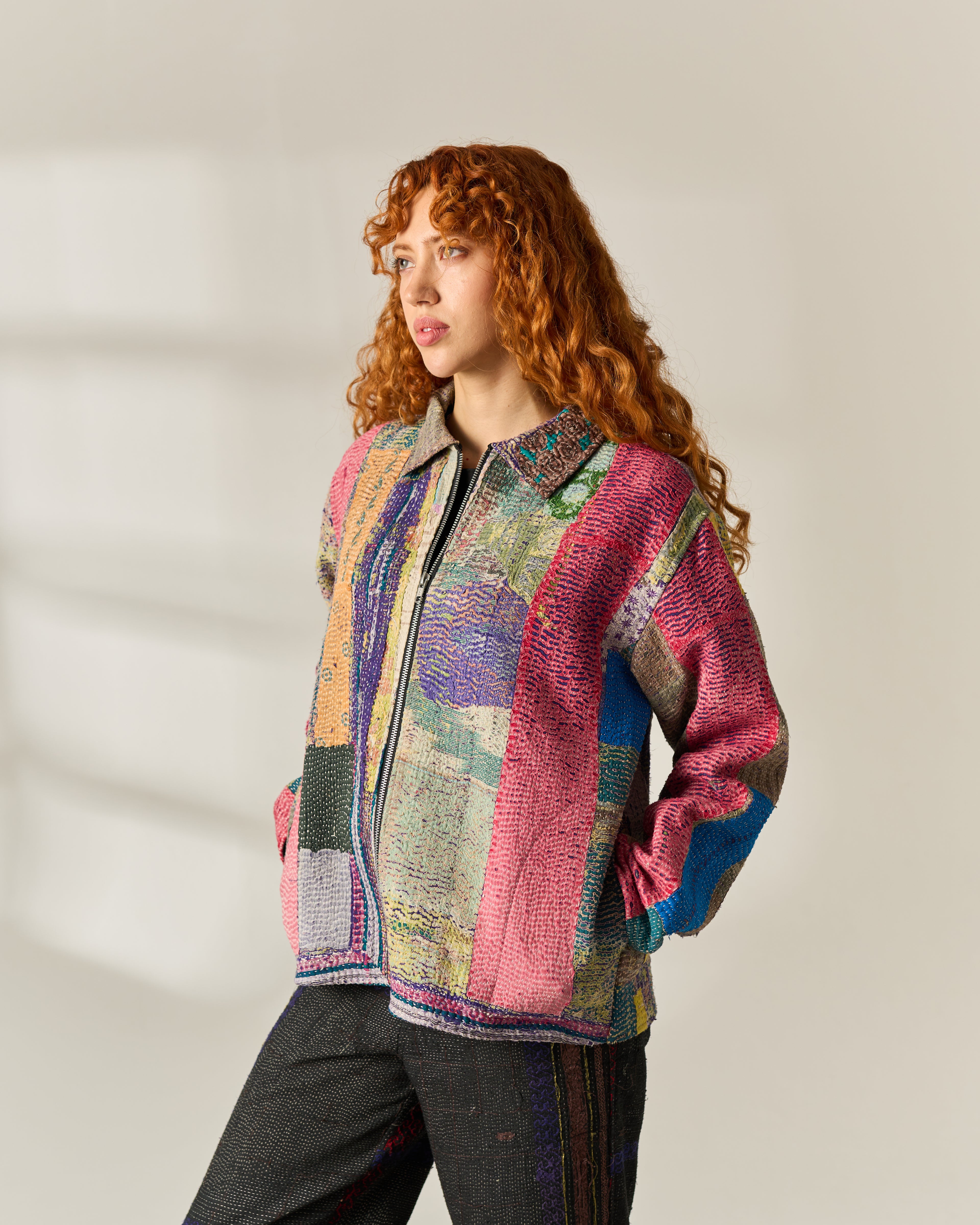 Relaxed Heavyweight Kantha Jacket No. V — One of One