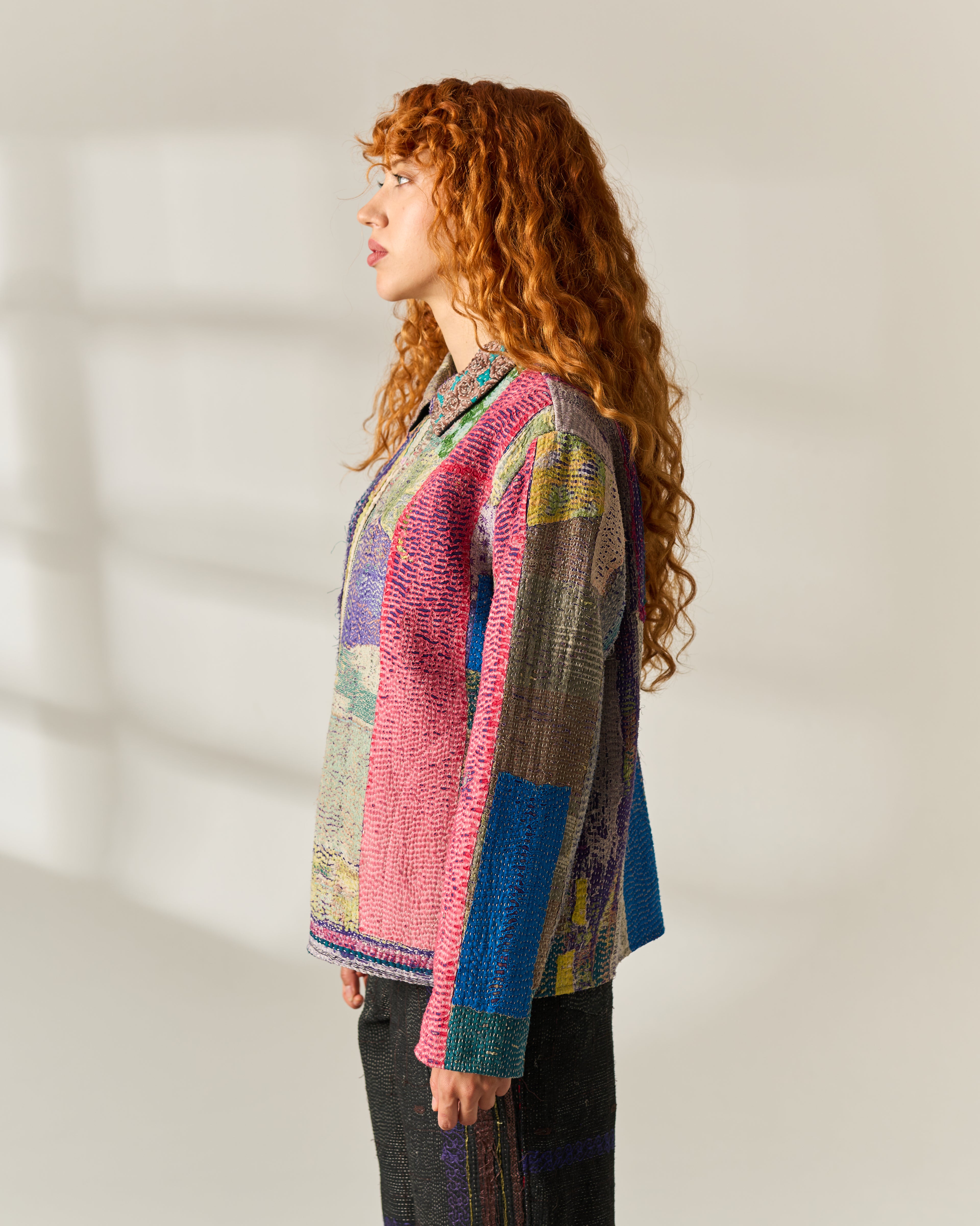 Relaxed Heavyweight Kantha Jacket No. V — One of One