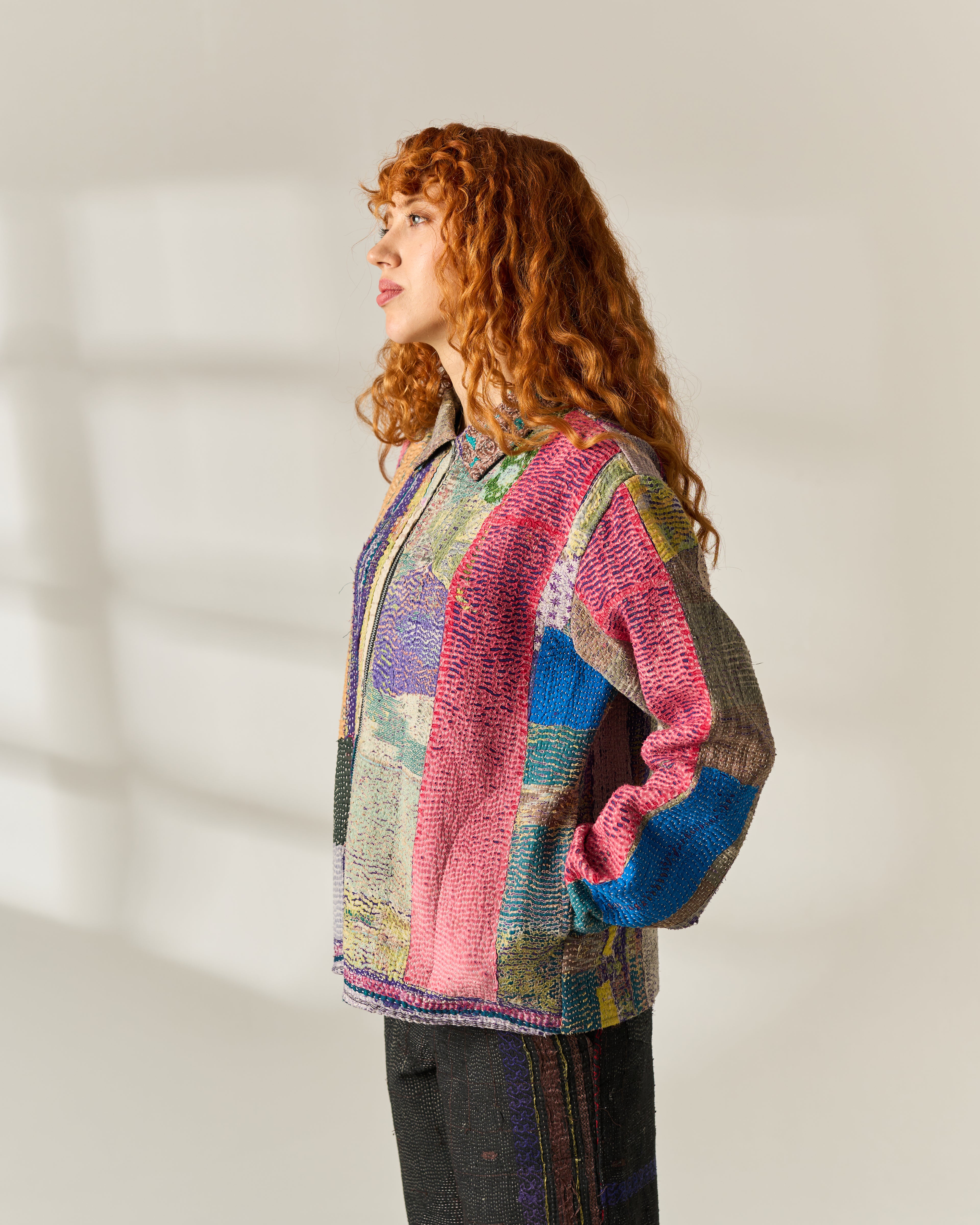 Relaxed Heavyweight Kantha Jacket No. V — One of One