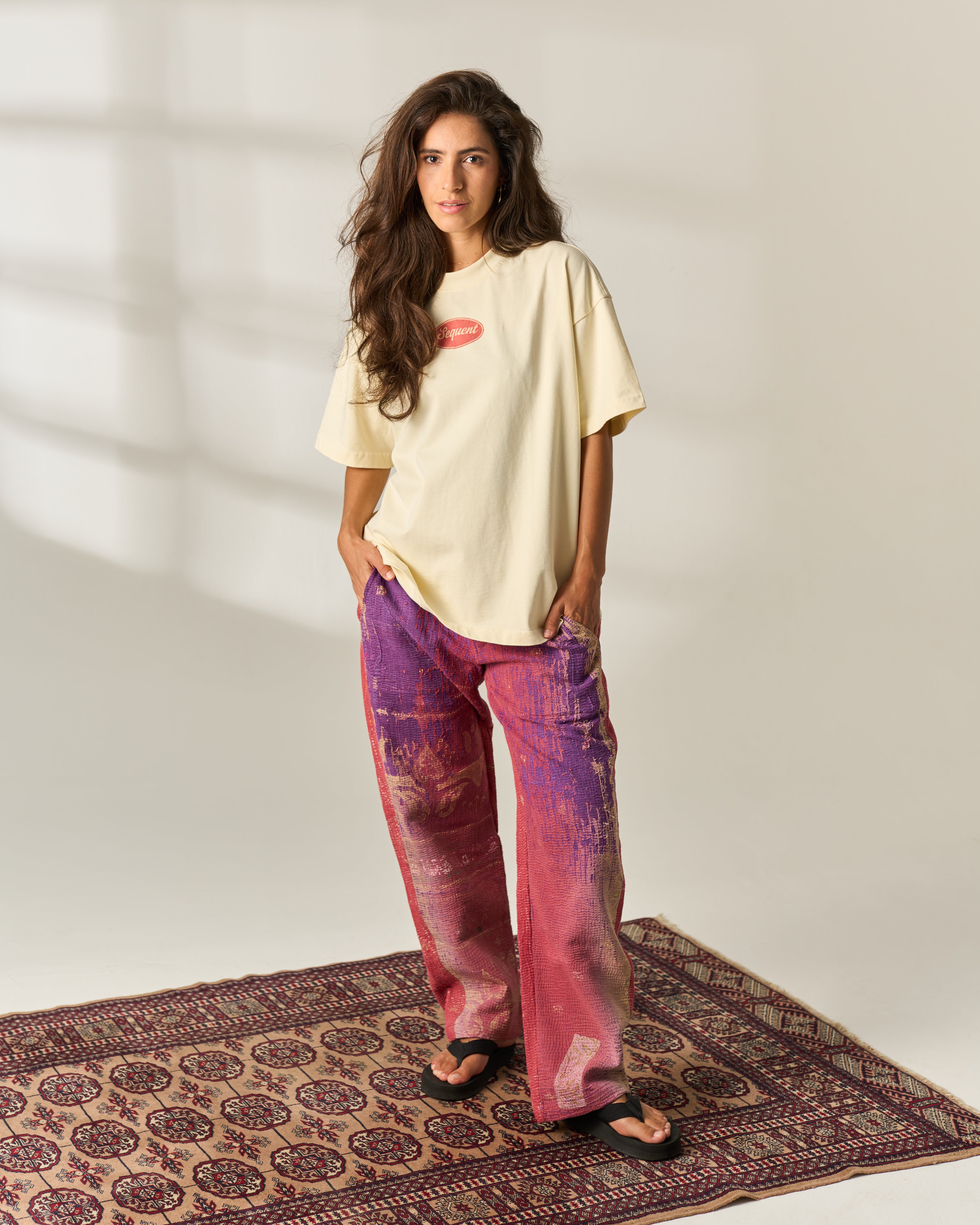 Ombré Kantha Trousers No. XXXVI — One of One