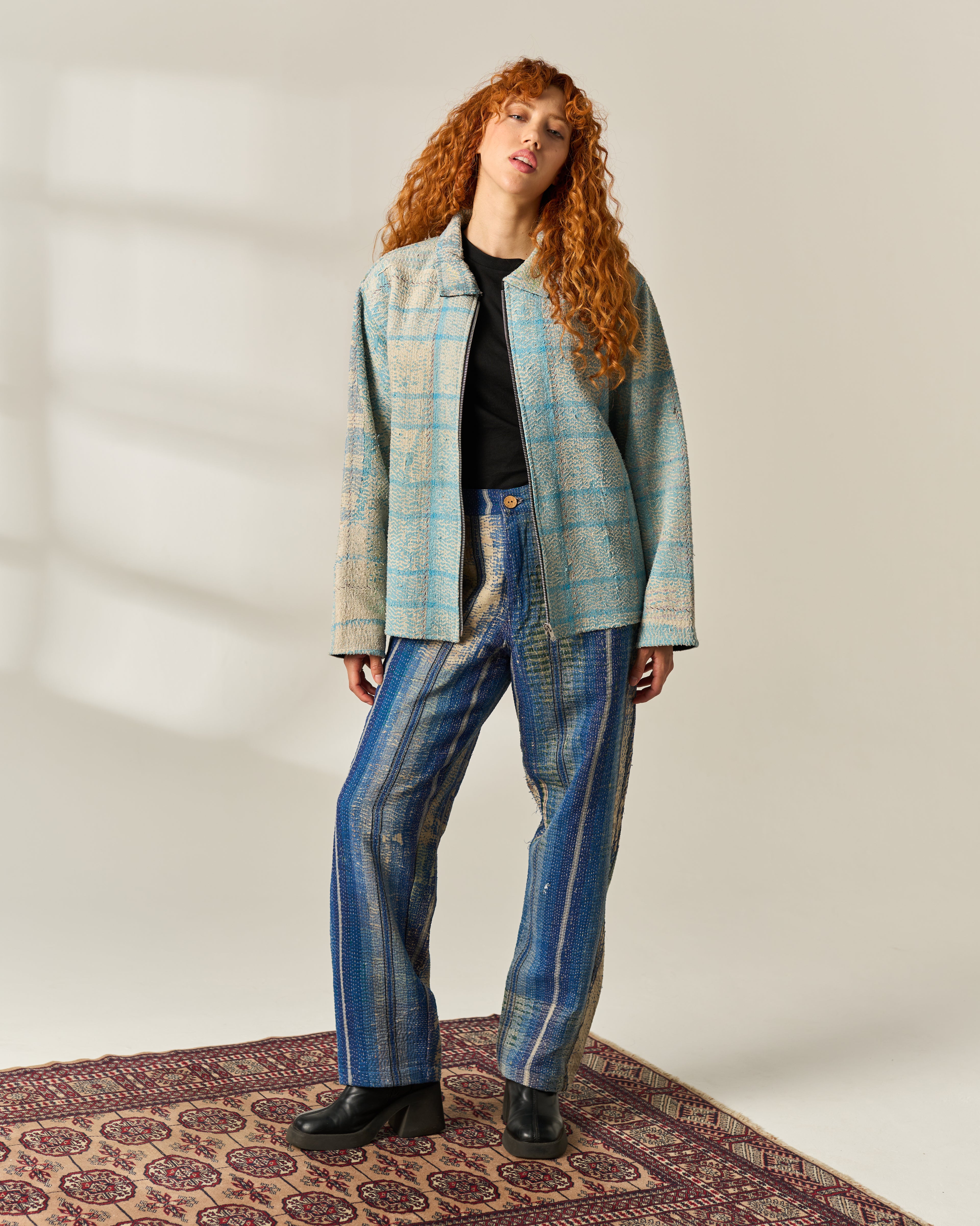 Coastal Wash Kantha Jacket No. XVII — One of One