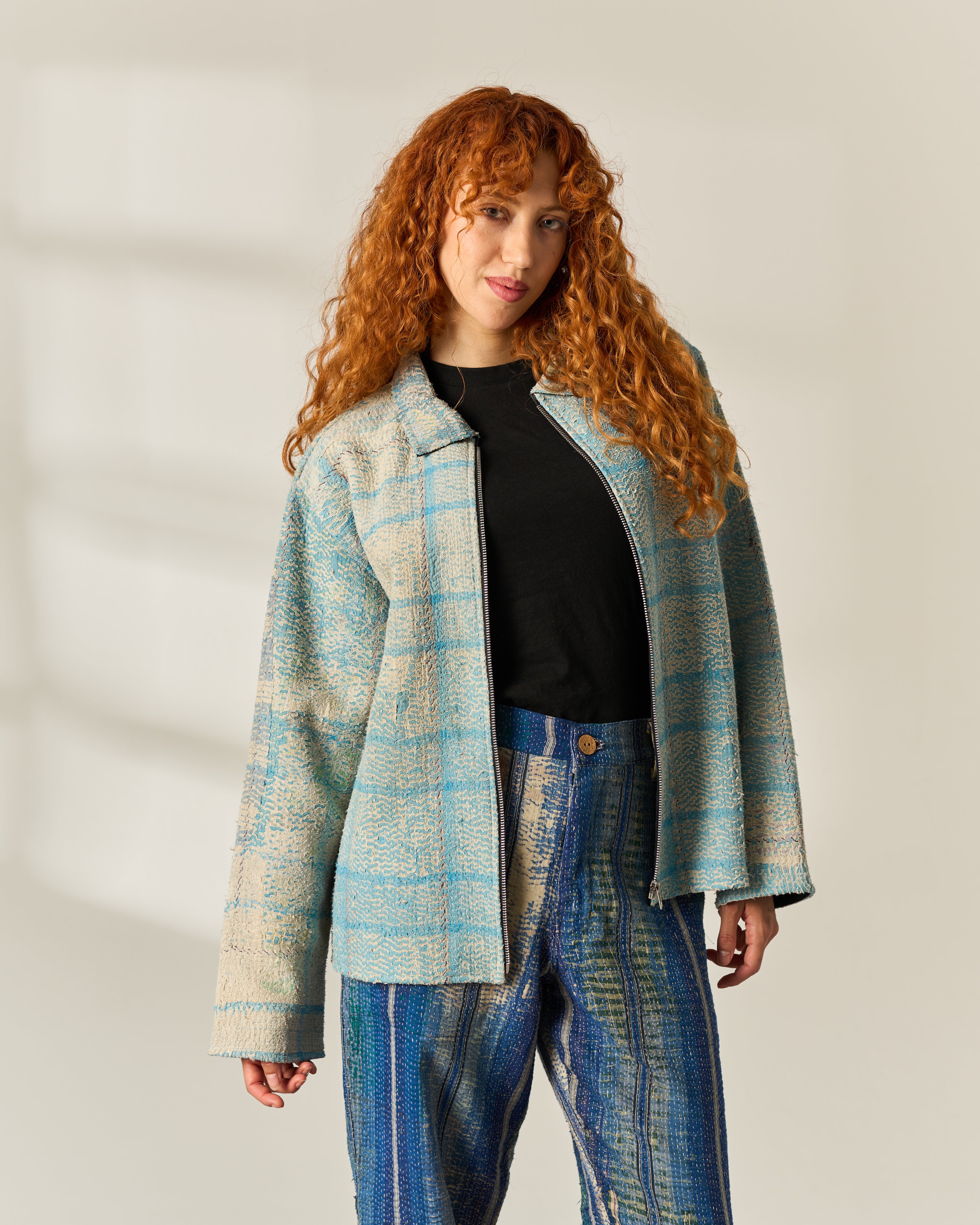Coastal Wash Kantha Jacket No. XVII — One of One
