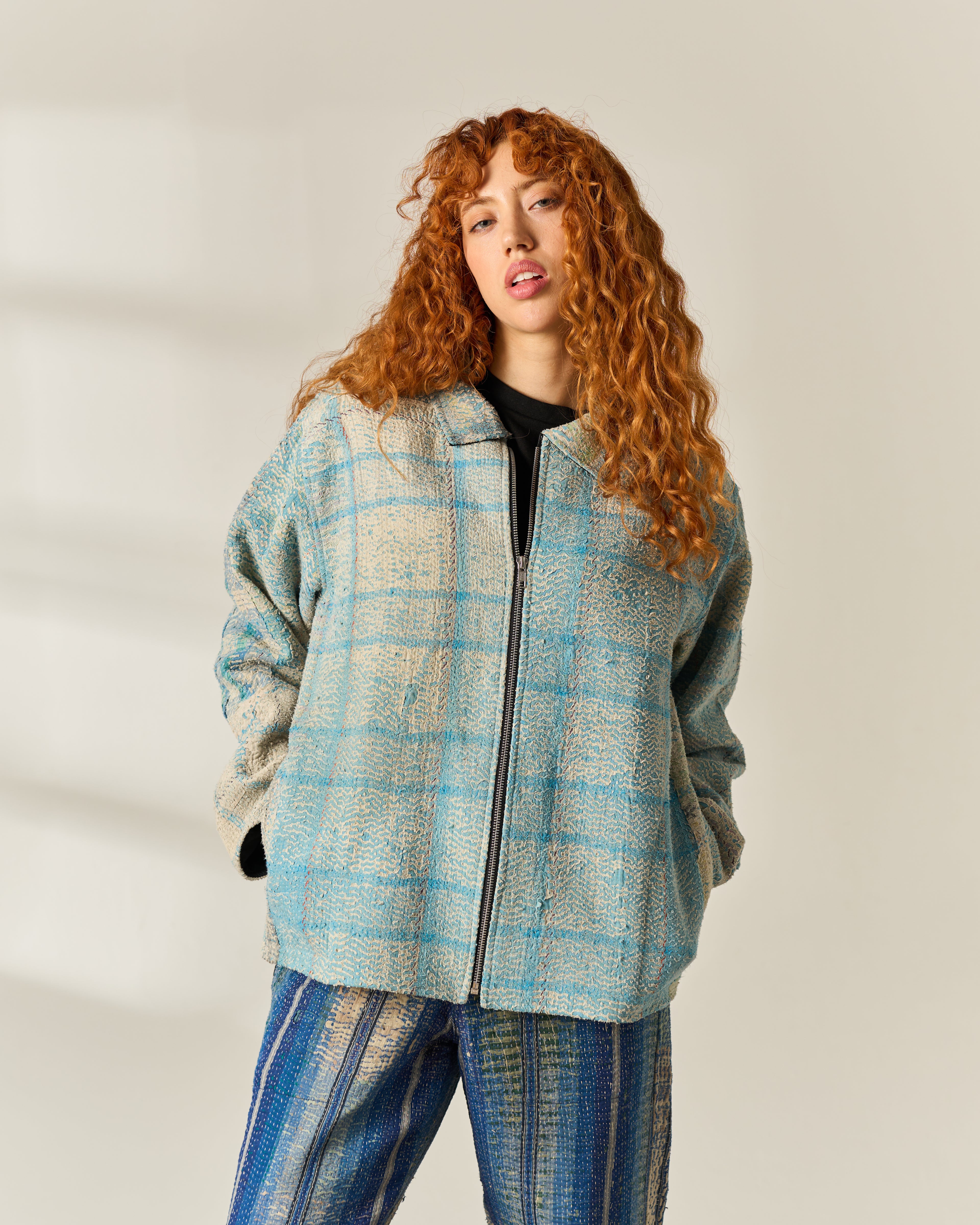 Coastal Wash Kantha Jacket No. XVII — One of One