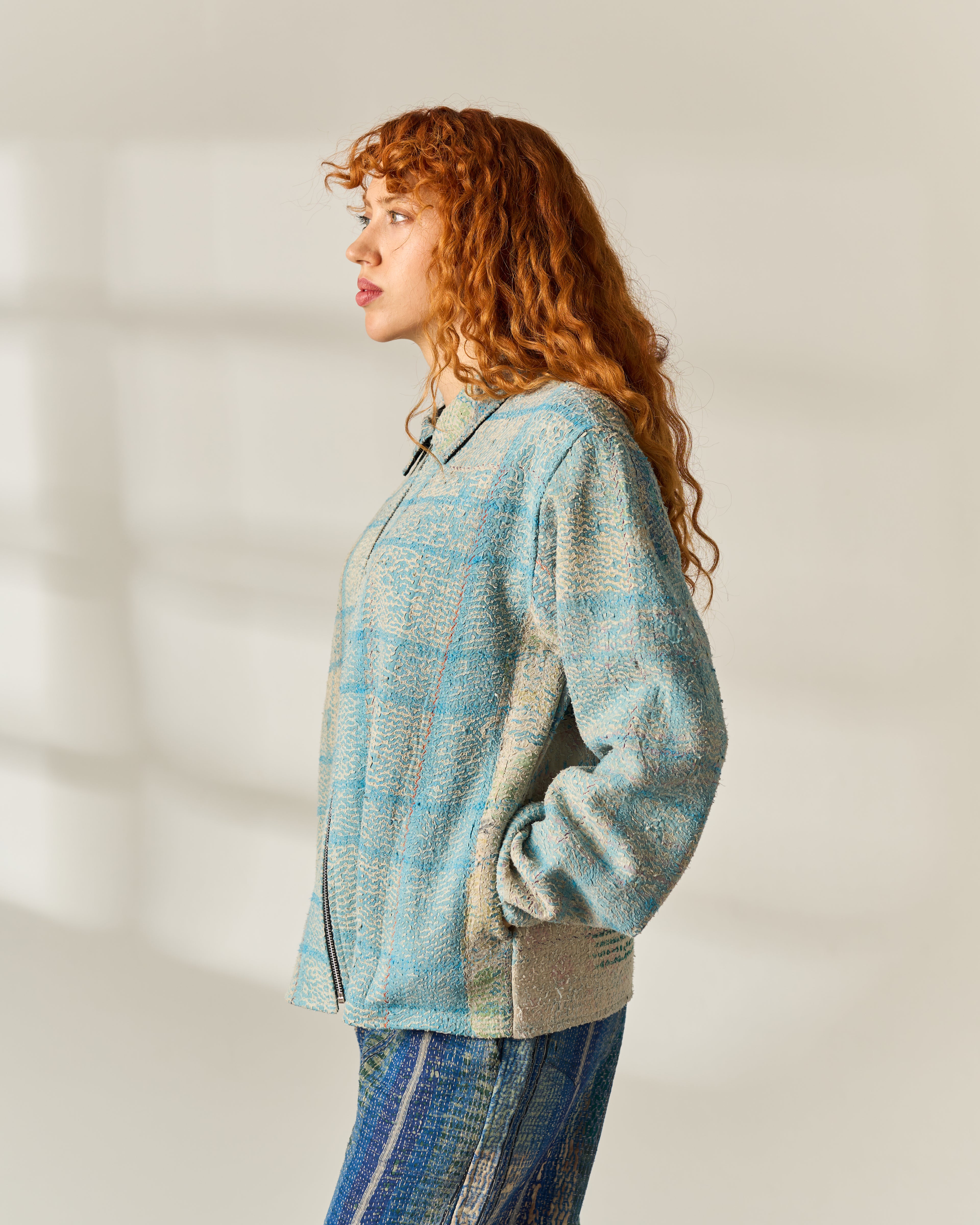 Coastal Wash Kantha Jacket No. XVII — One of One