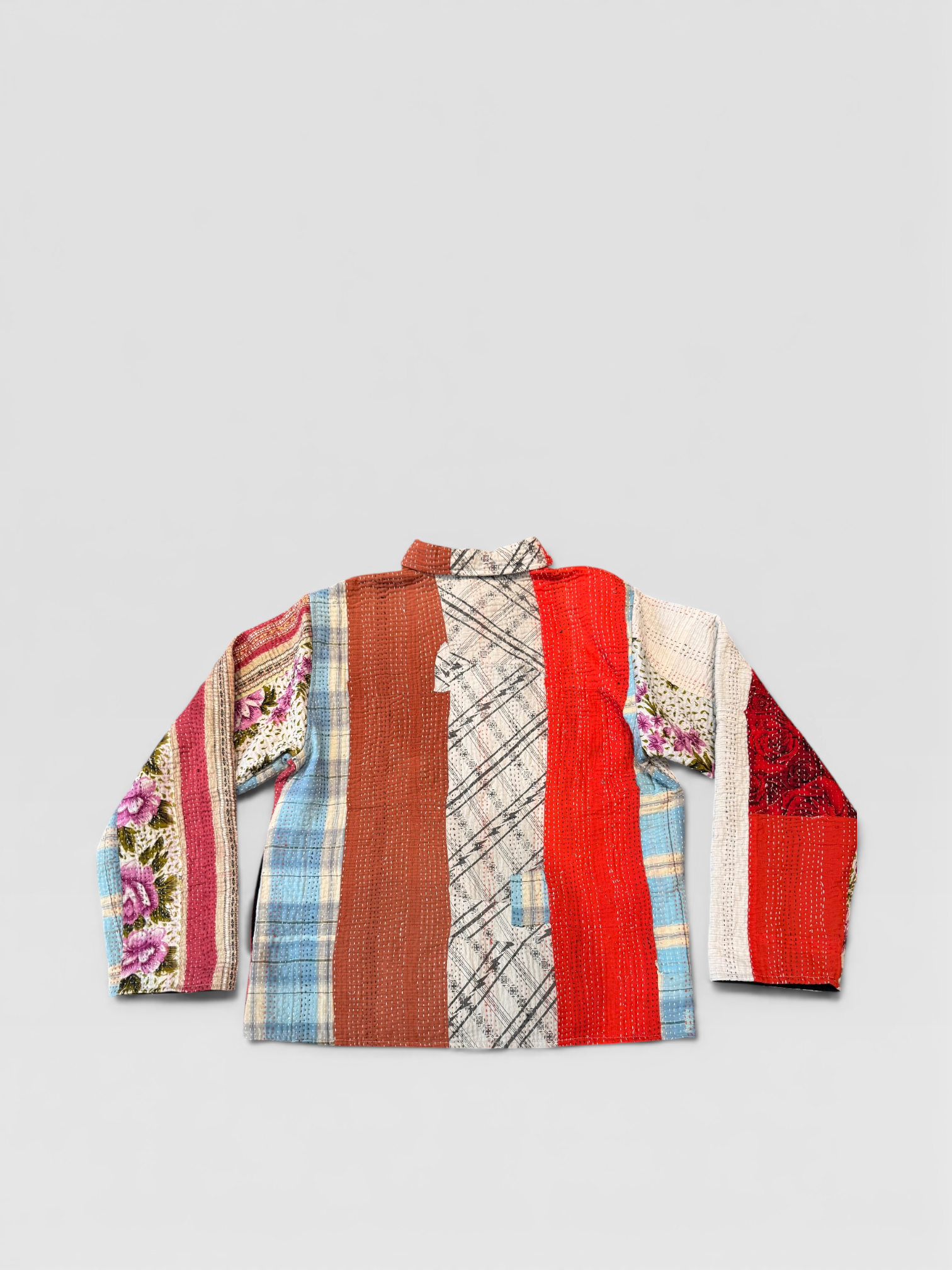Floral Patchwork Kantha Jacket No. LX — One of One