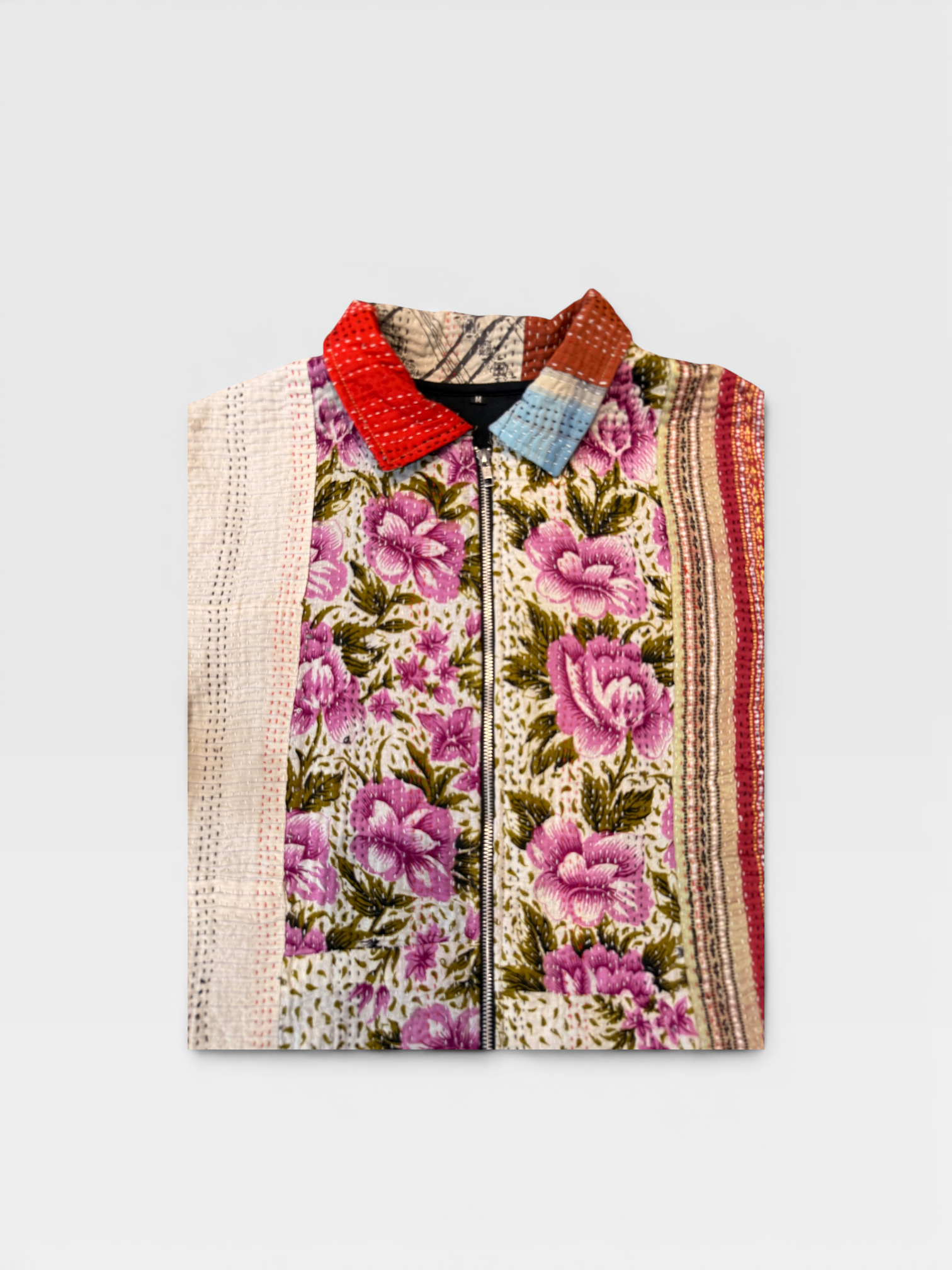 Floral Patchwork Kantha Jacket No. LX — One of One