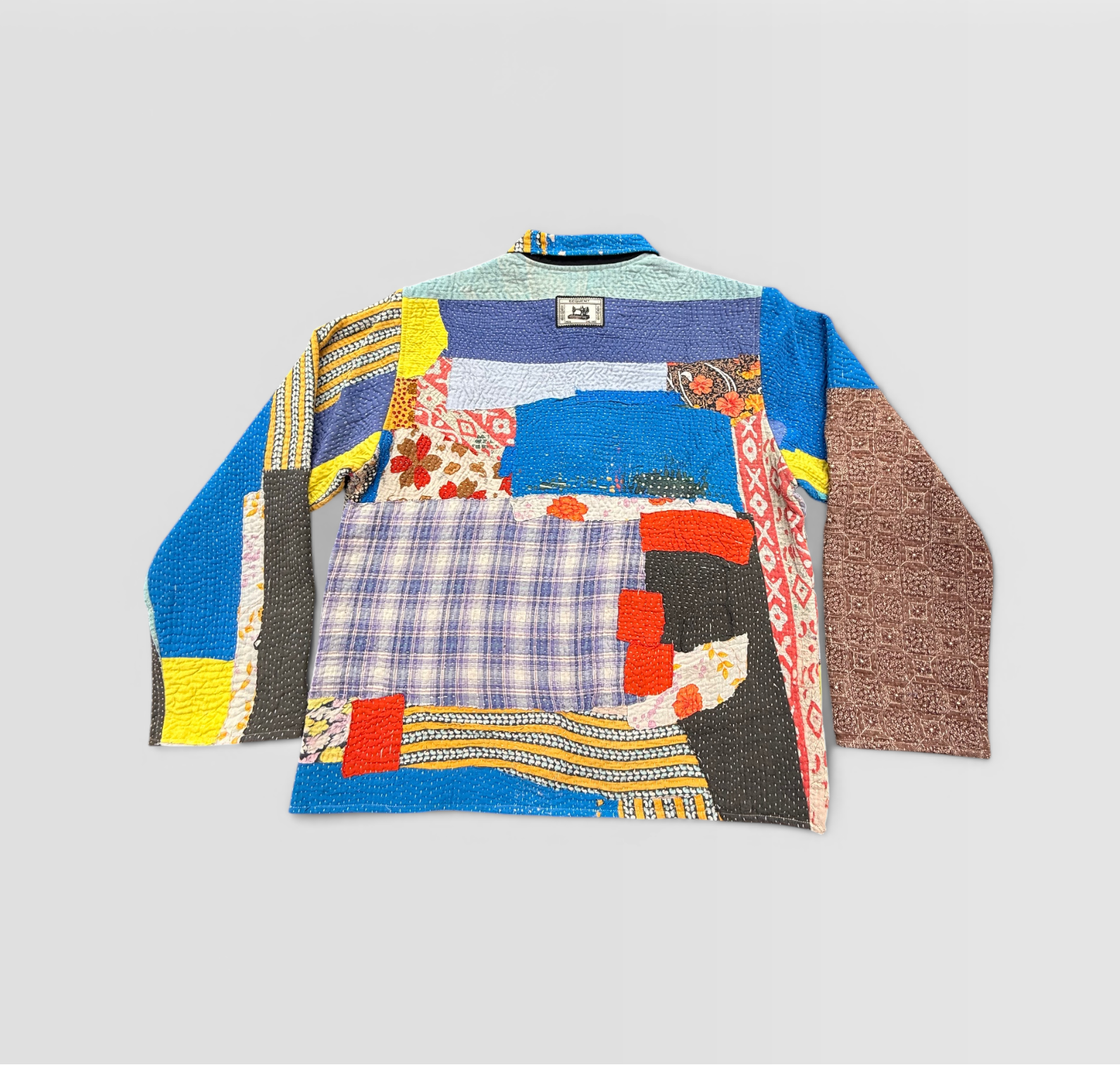 Statement Patchwork Kantha Jacket No. LIV — One of One