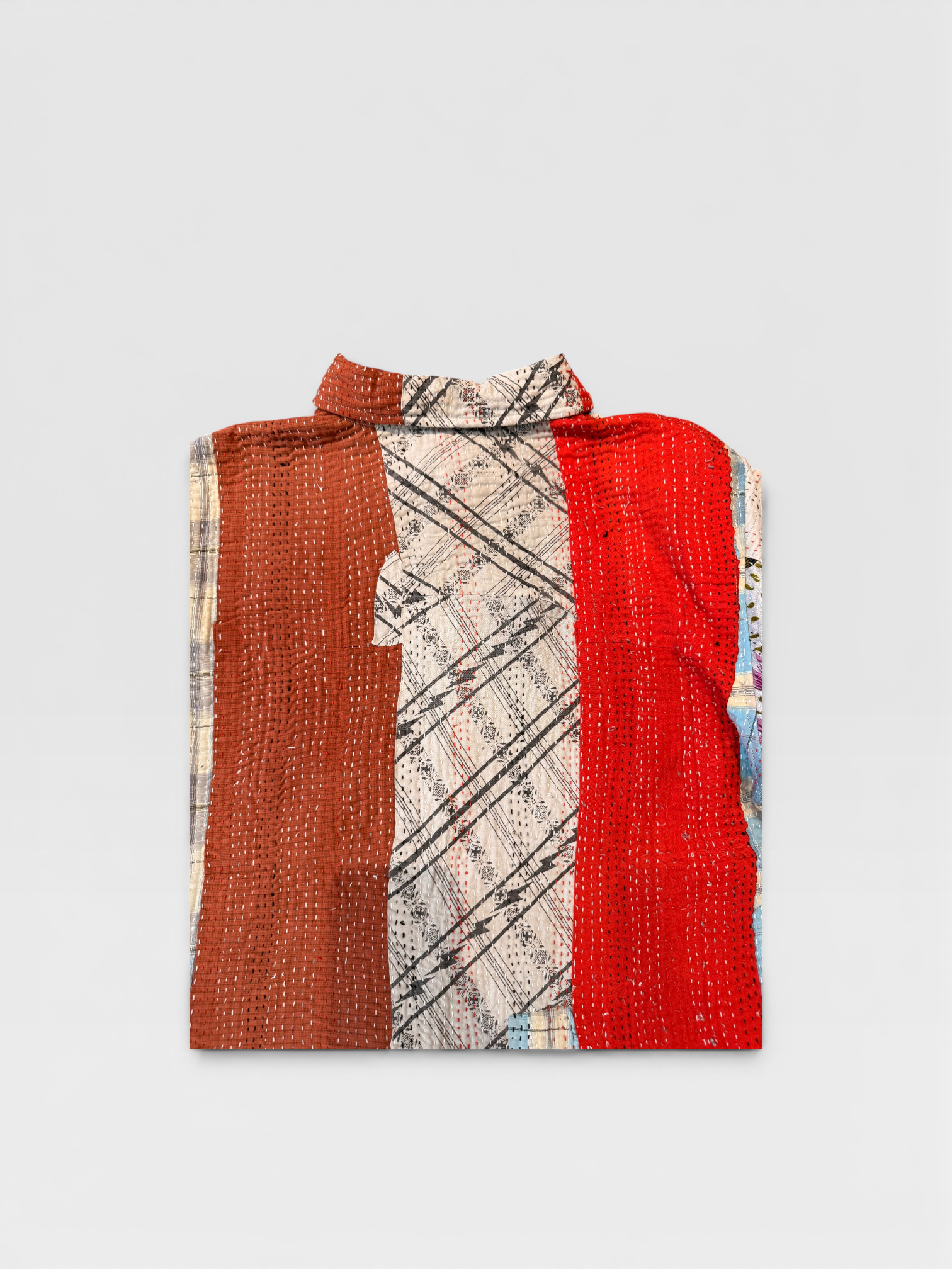 Floral Patchwork Kantha Jacket No. LX — One of One