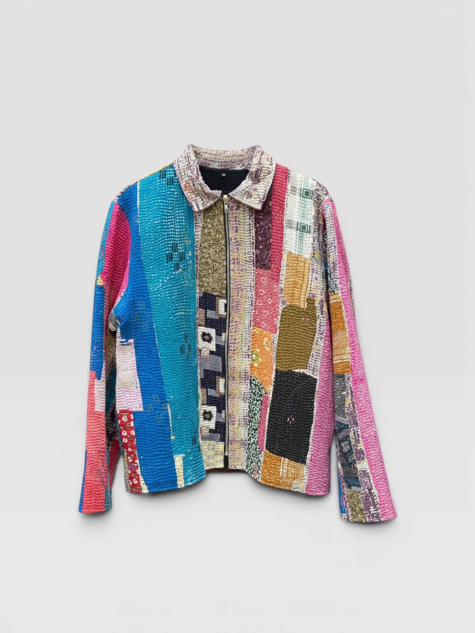 Full Patchwork Kantha Jacket No. XXIV — One of One