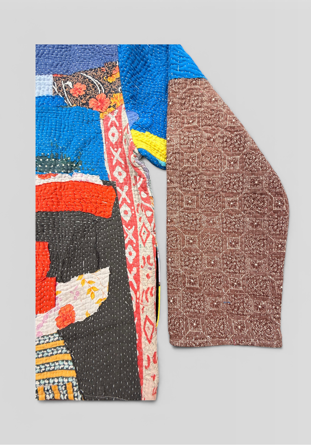 Statement Patchwork Kantha Jacket No. LIV — One of One