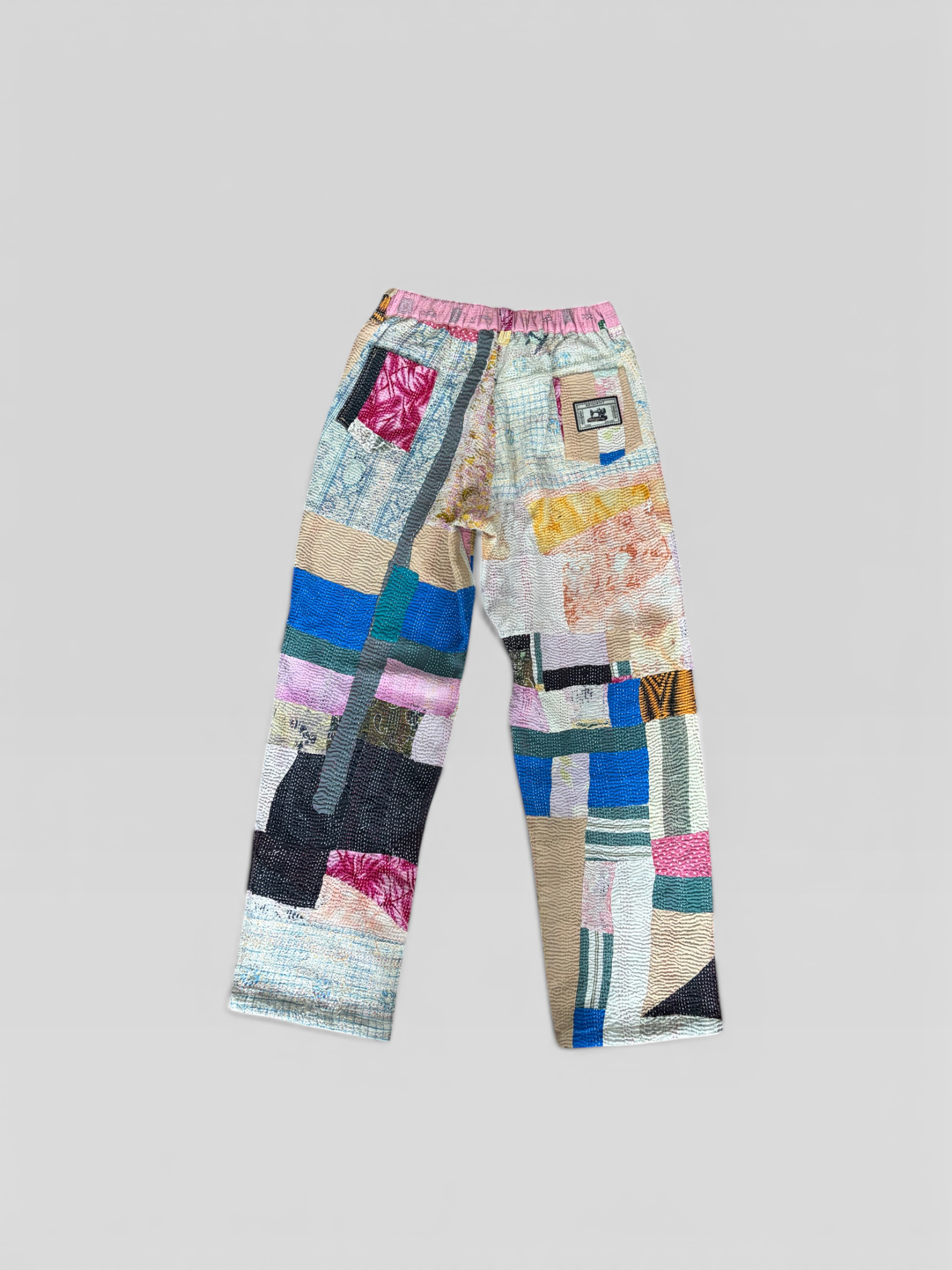 Patchwork Kantha Trousers No. LVII — One of One