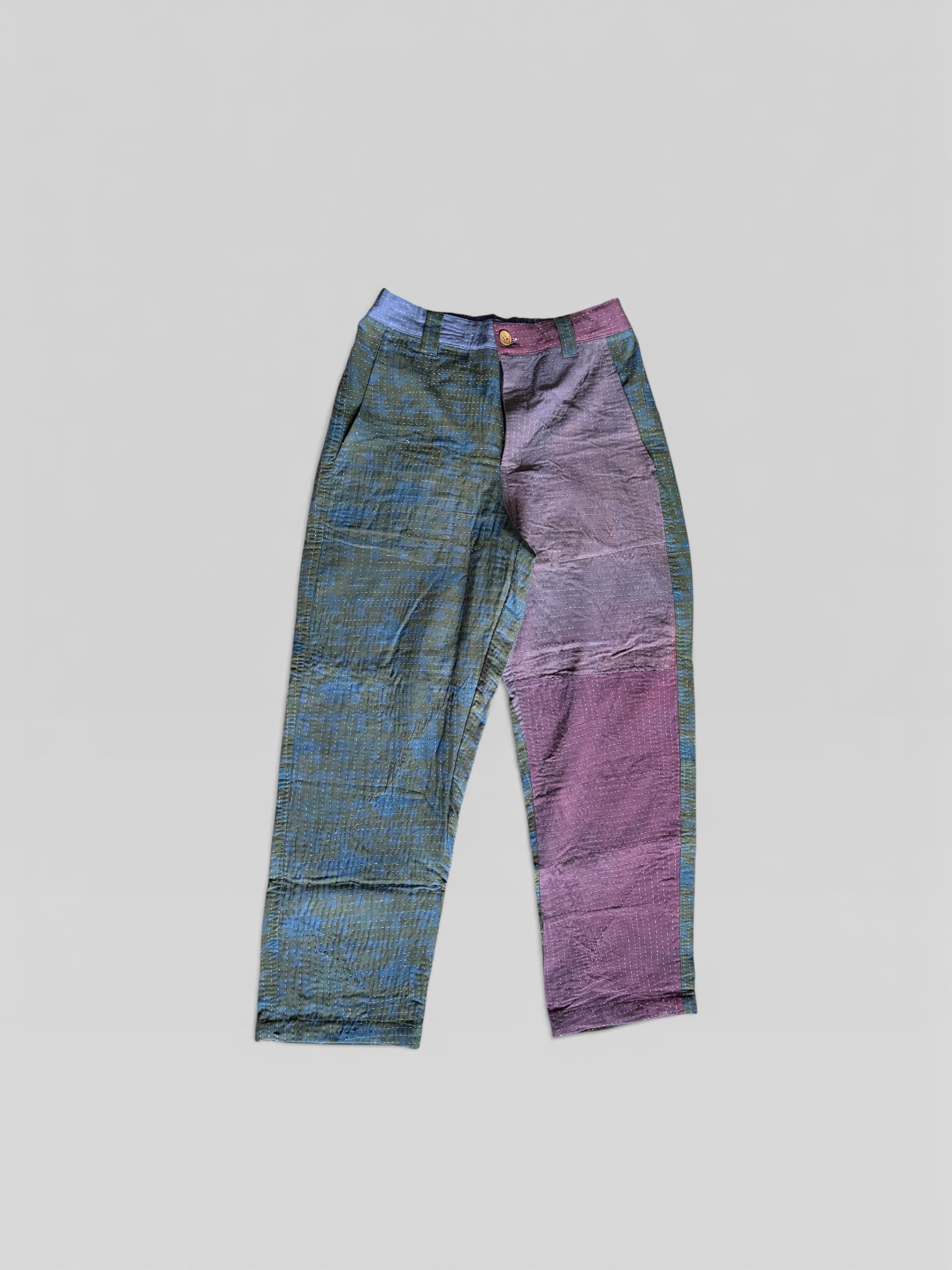 Split-Leg Kantha Trousers No. XXXII — One of One